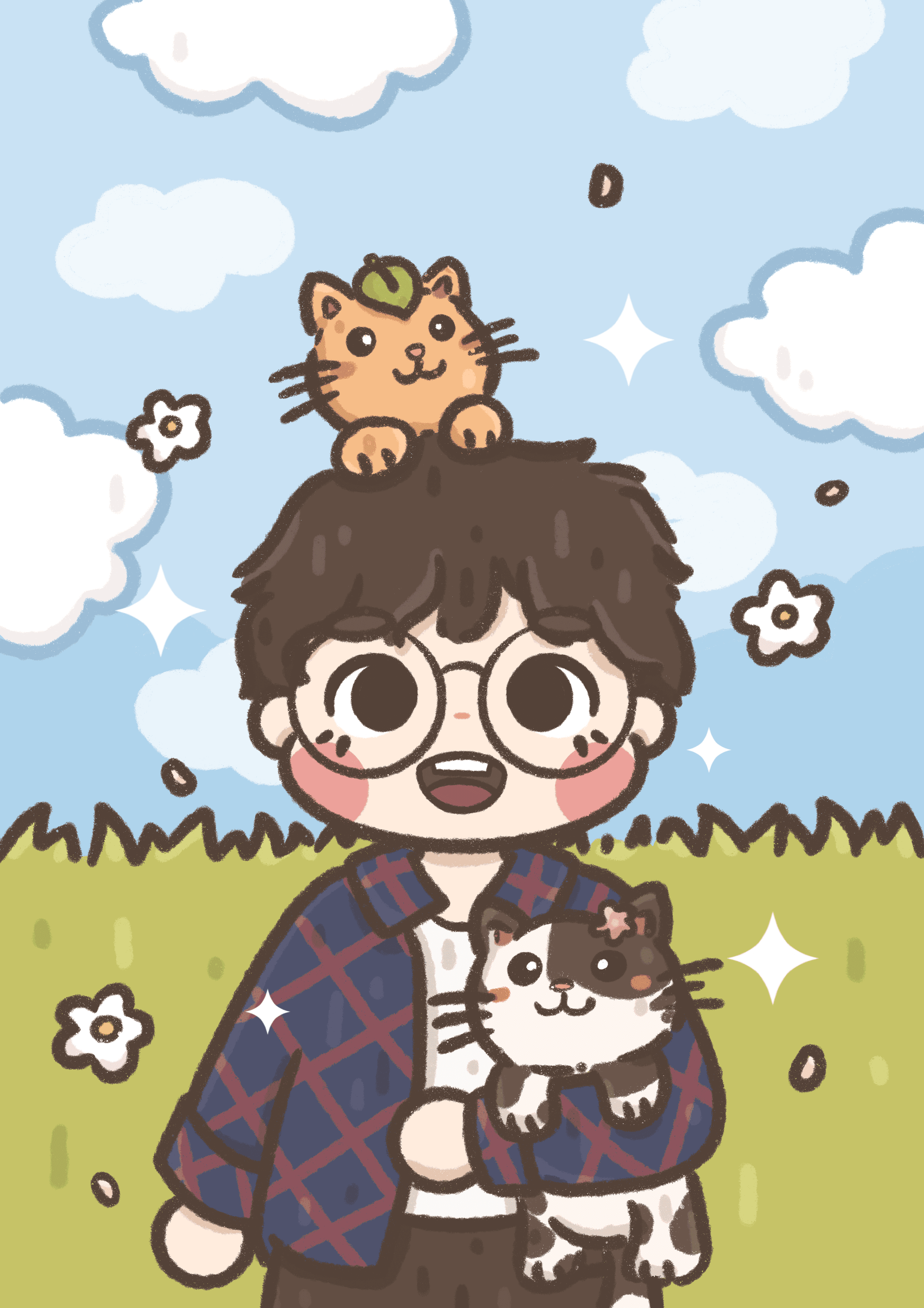 Photo of Irene in a neon scene