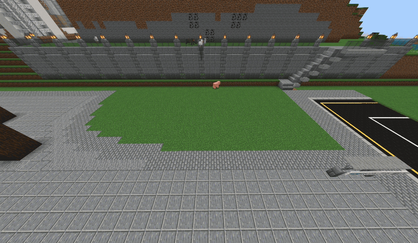 Empty plot of land