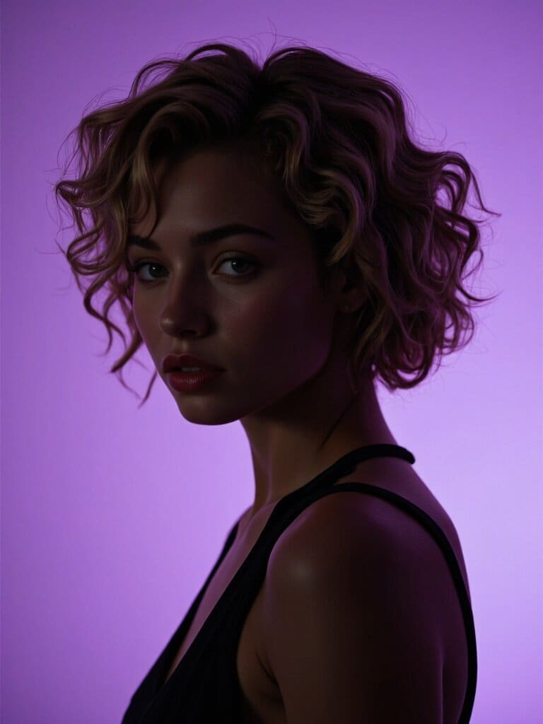 silhouette photo pretty girl