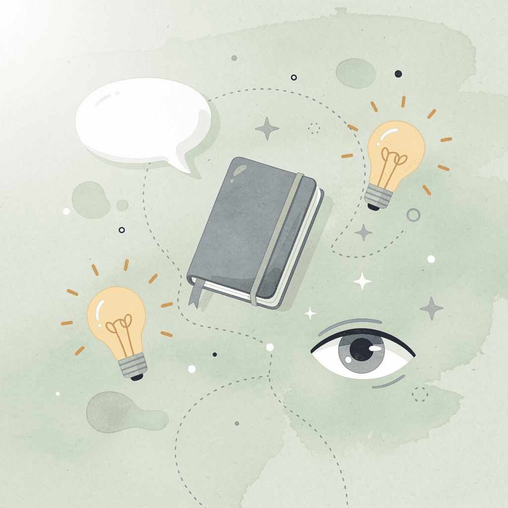 Scene illustration showing diverse ecommerce product image types orbiting a central concept