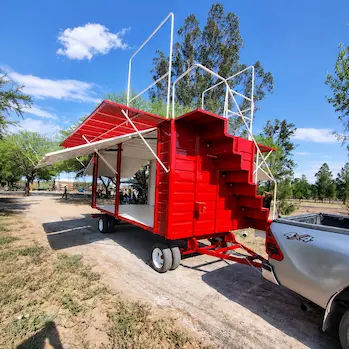 Carro para dron agrícola fabricado a medida por LEONAR segunda imagen