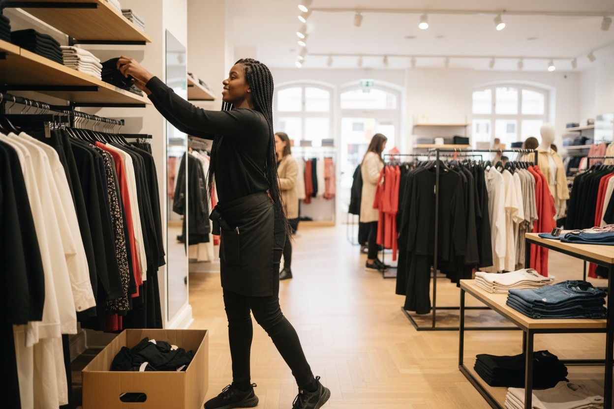 employé manutention boutique