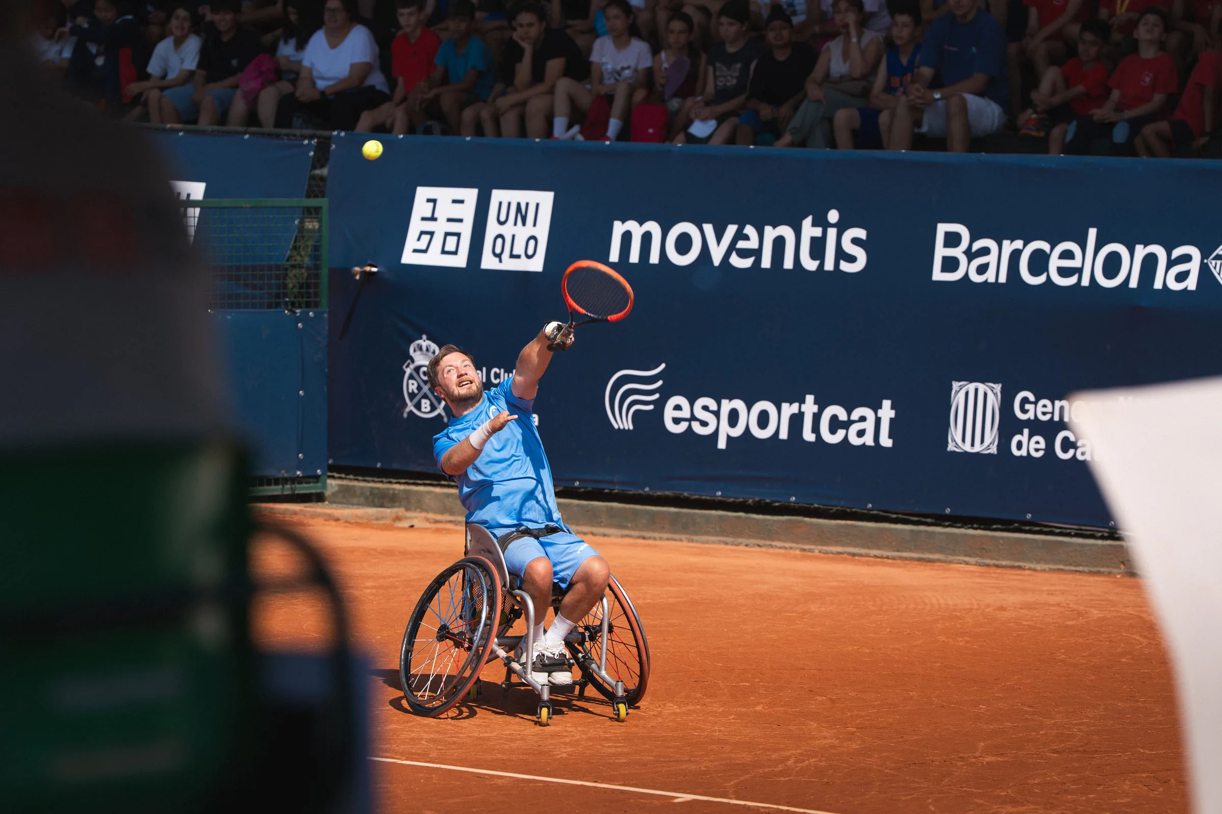 Sam Schröder TRAM Barcelona Open 2026, fotografía tenis quad Barcelona, tenis adaptado élite mayo 2026
