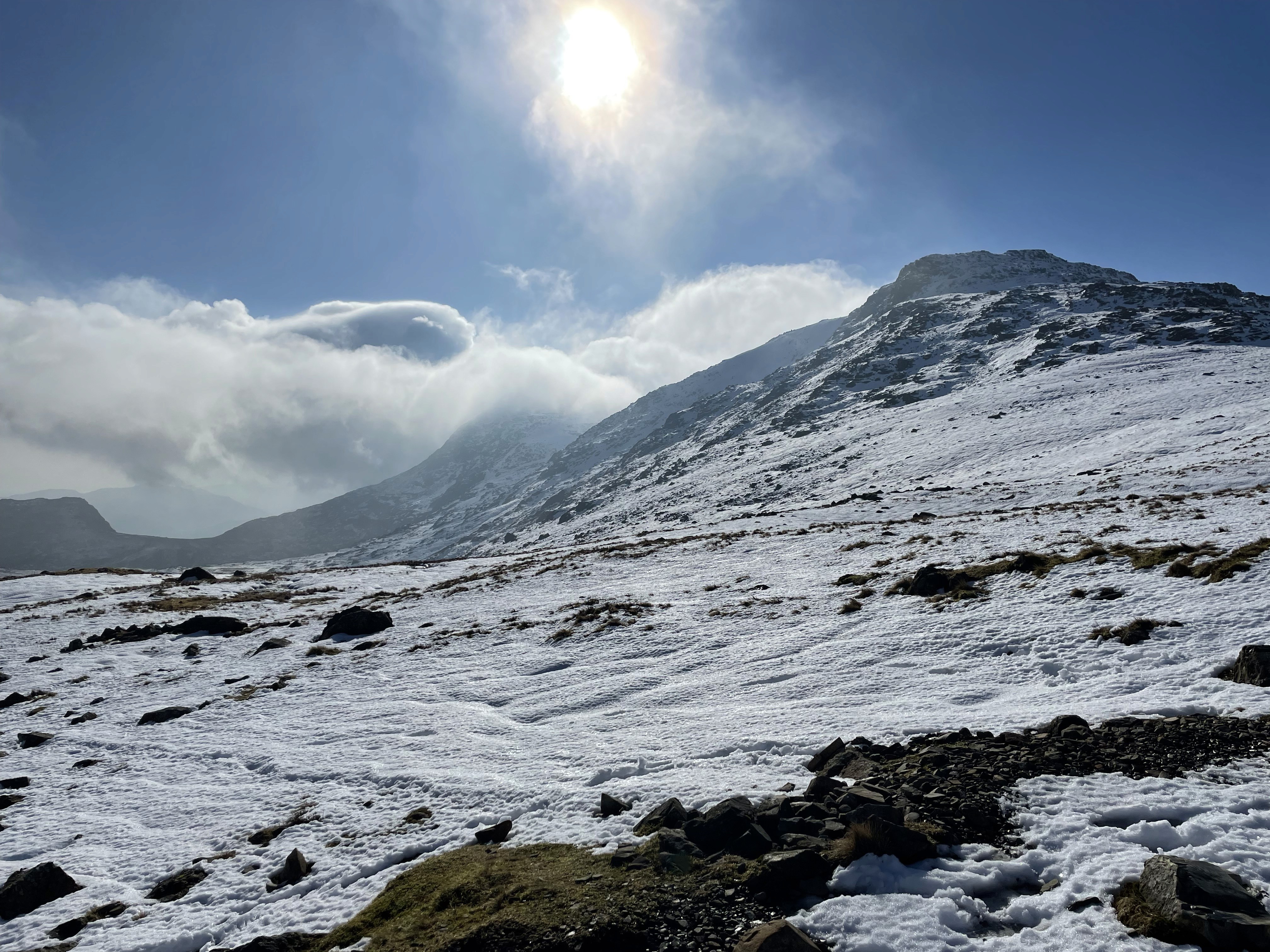 Stunning views throughout the climb SubhanAllah