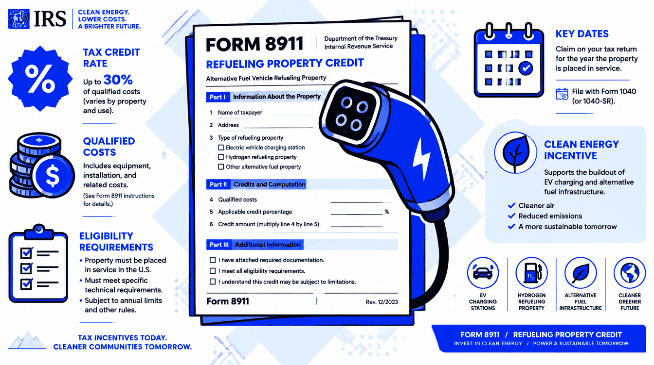 form 8911 filing