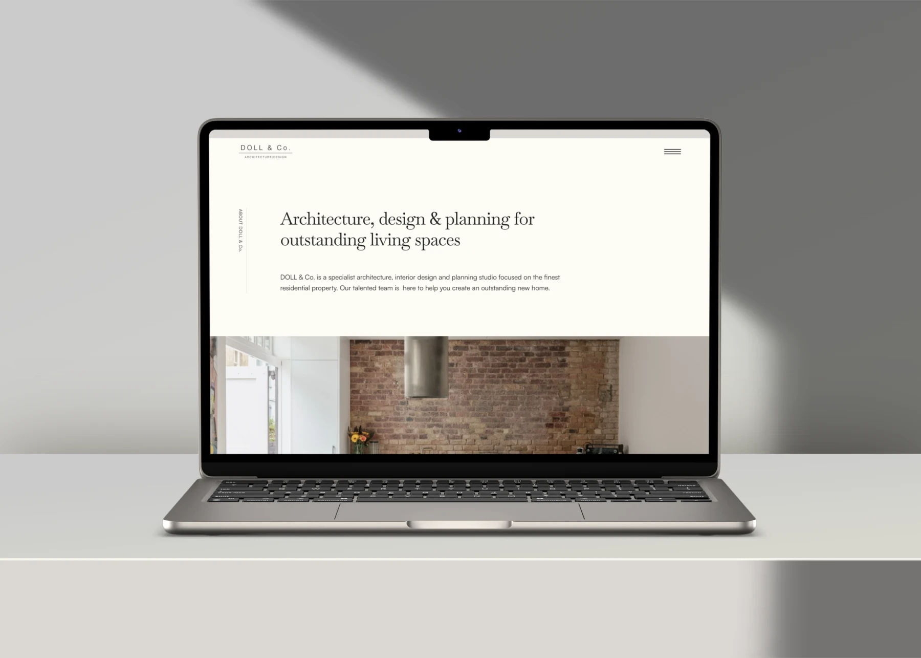 DOLL & Co. architecture website design