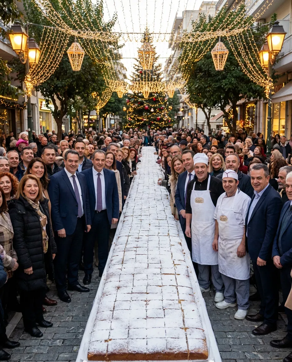 Festive outdoor celebration in Peristeri