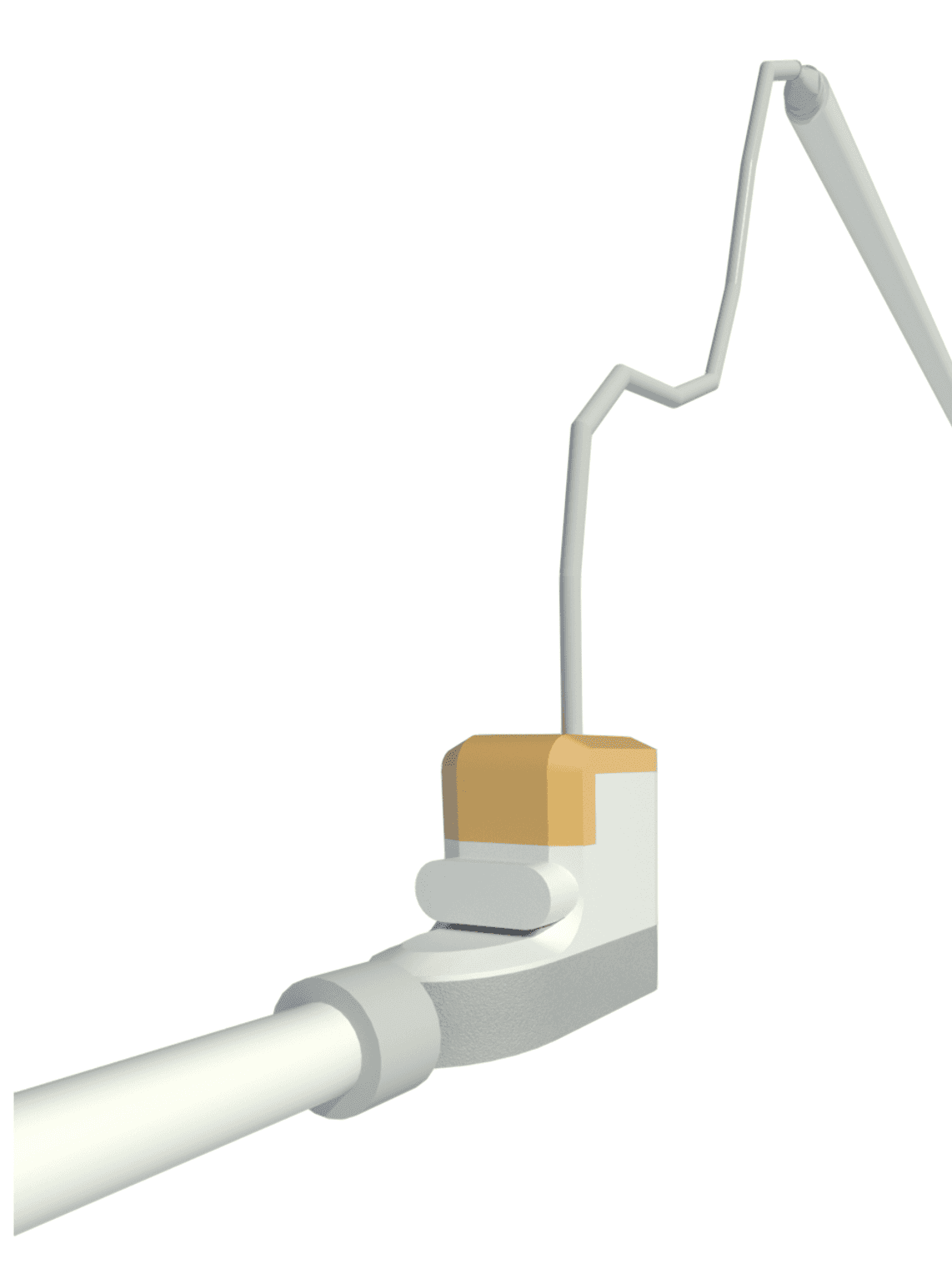 Perspective ray-trace showing condensate pump.