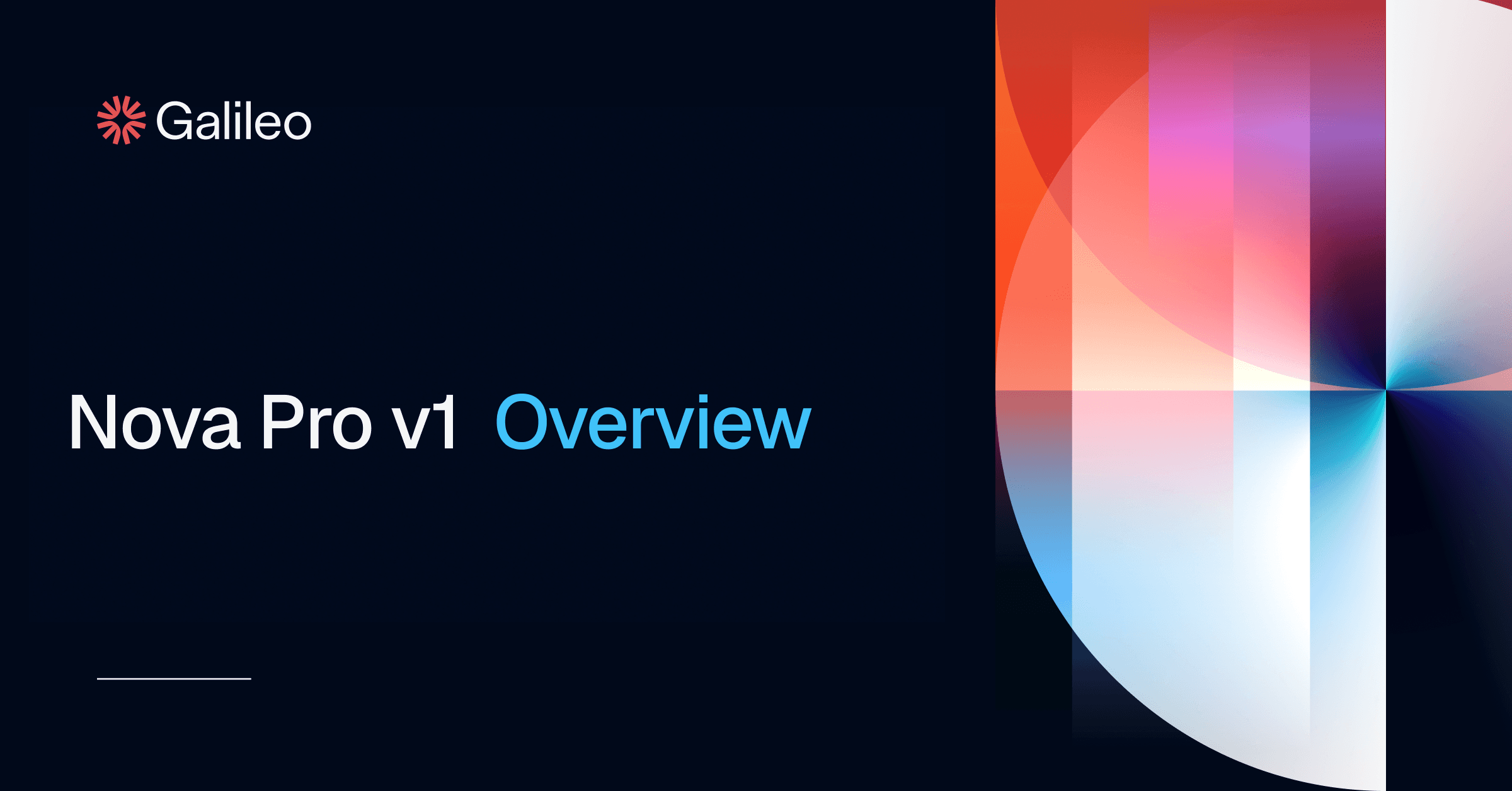 Nova Pro v1 Model Overview | Galileo