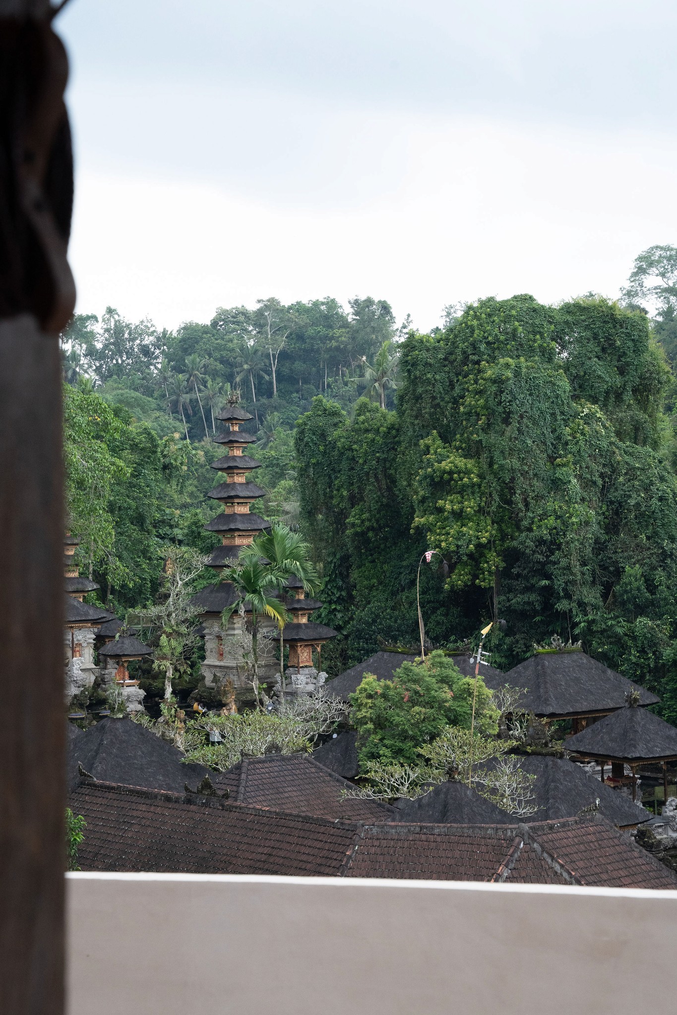 fire restaurant with campuhan temple views