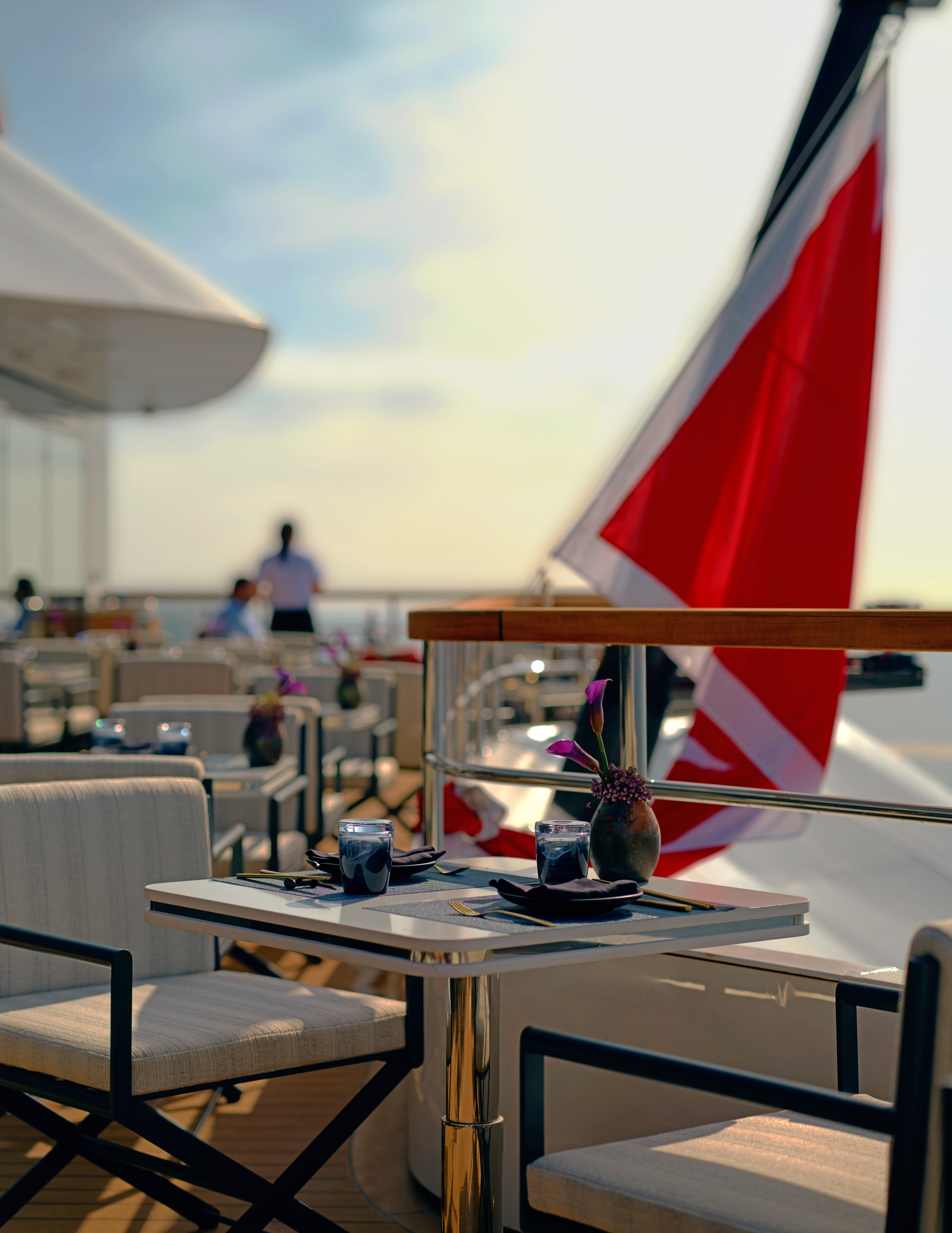 The three yachts of the Ritz-Carlton Yacht Collection