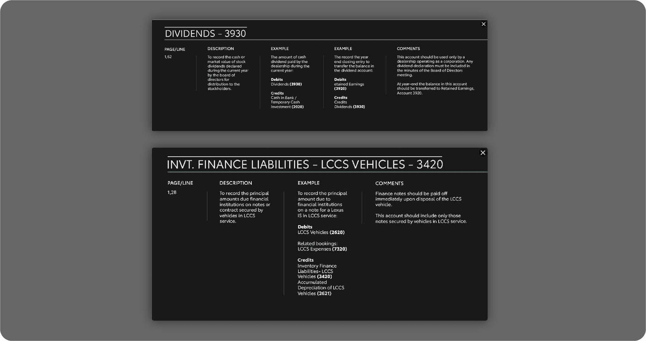 Toyota Interactive PDF tool tips