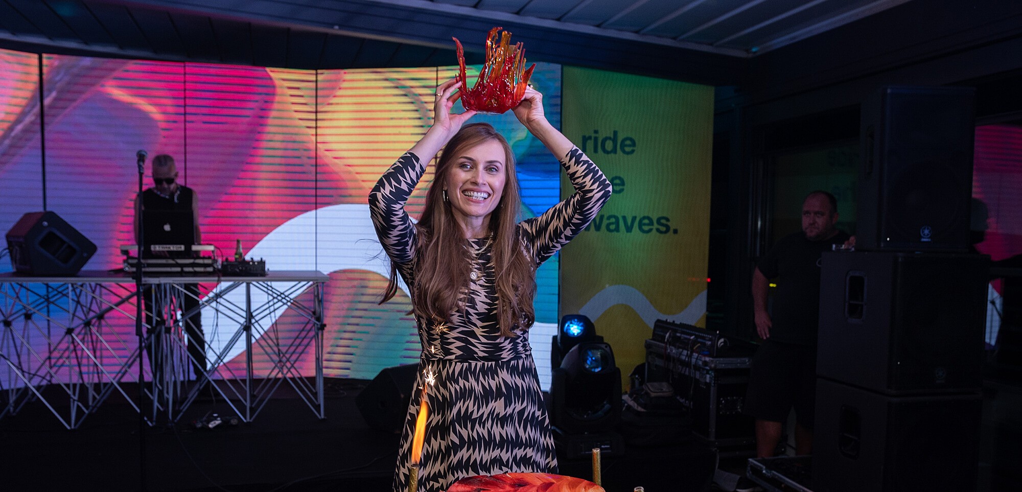 Klika birthday celebration with employees families and partners