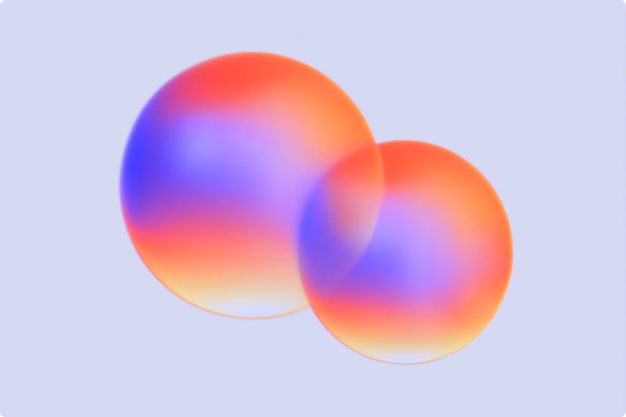 Abstract gradient in Sovendus Colors