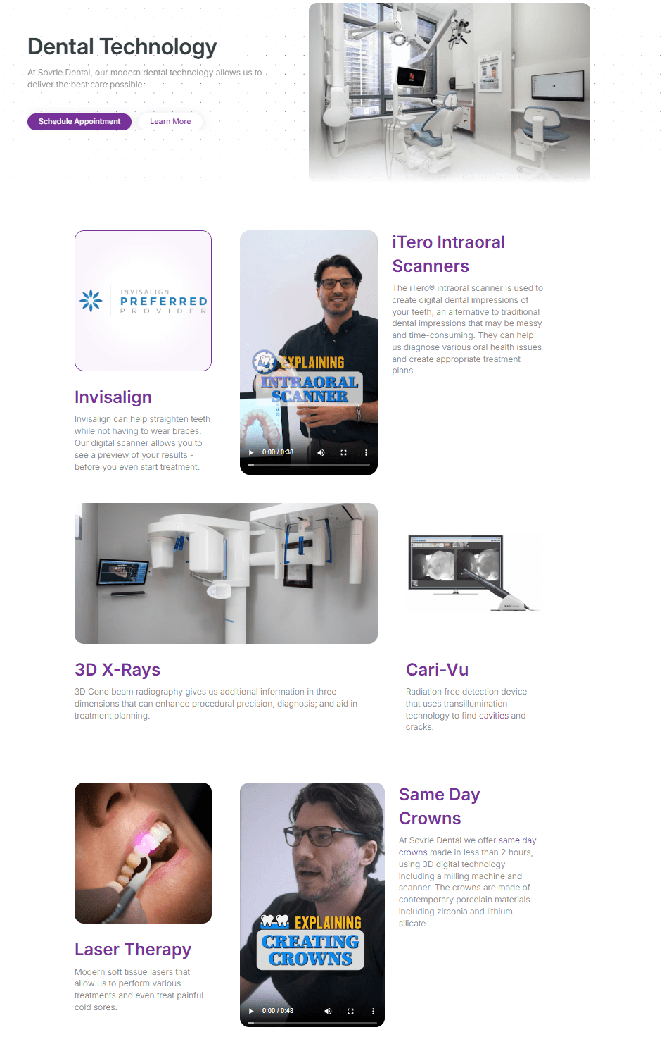 Sovrle Dental Modern Website