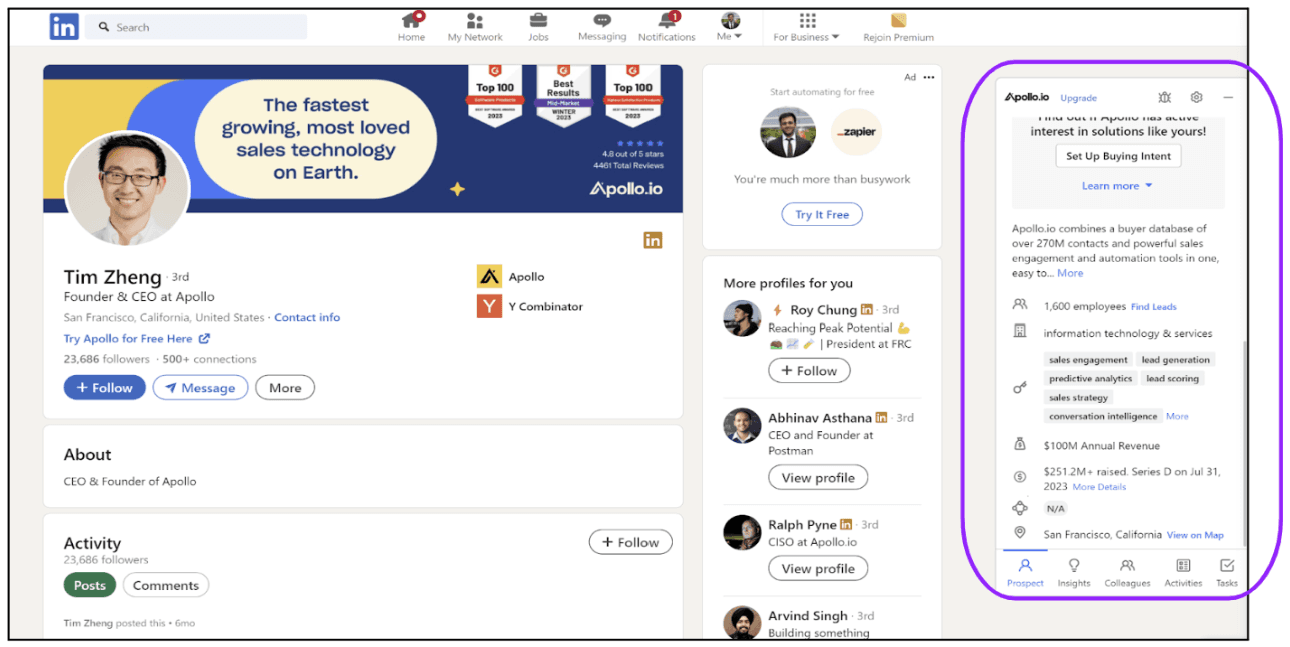 Image 18 -&nbsp; Detailed information about the prospect’s company
