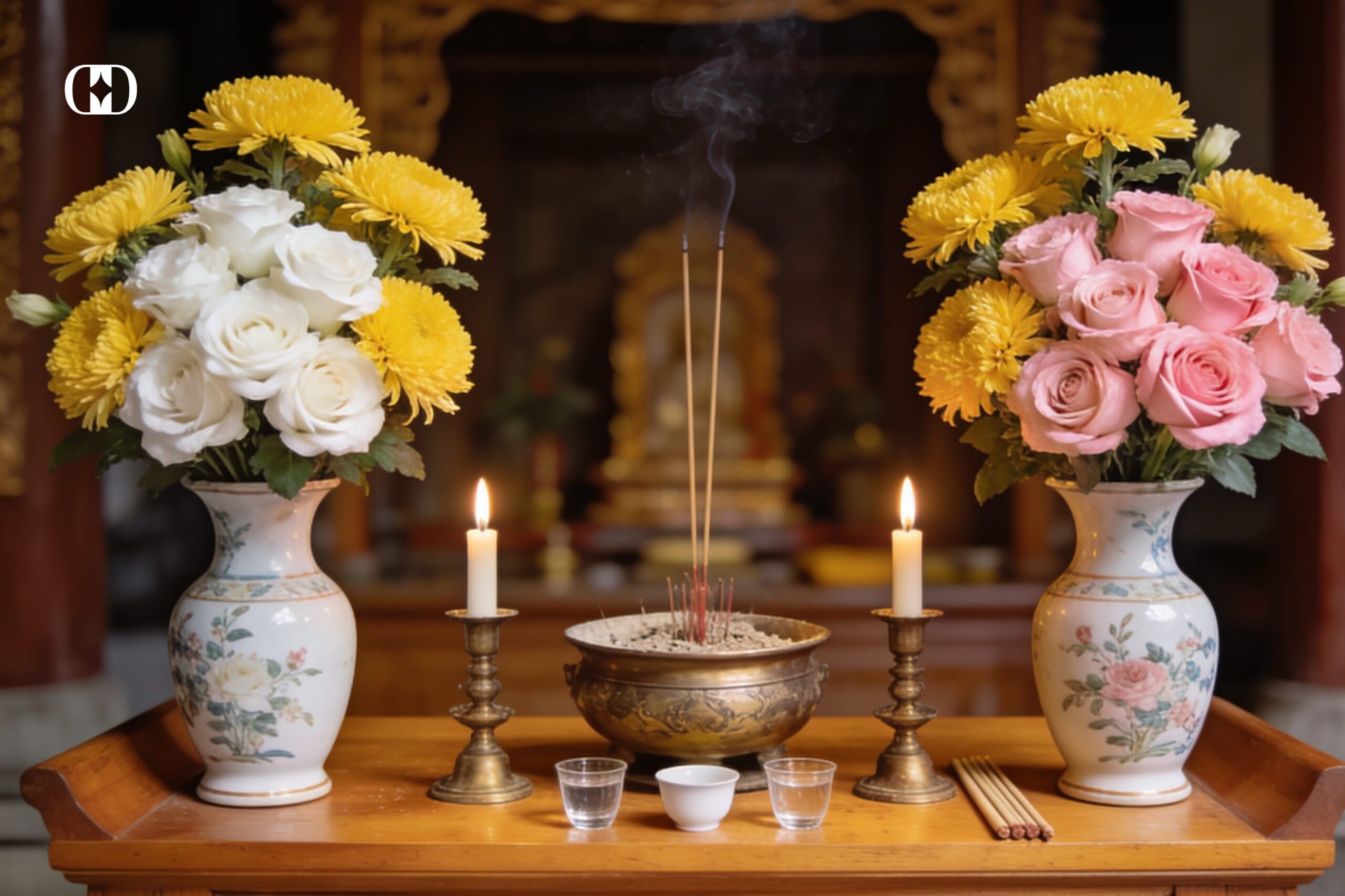 Tiêu chuẩn chọn hoa thắp hương truyền thống
