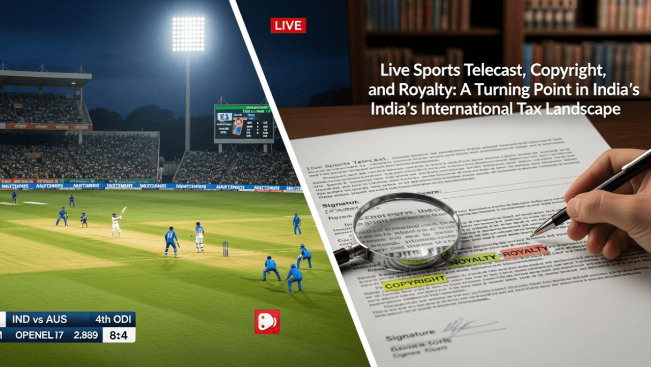 Live Sports Telecast, Copyright, and Royalty: A Turning Point in India’s International Tax Landscape