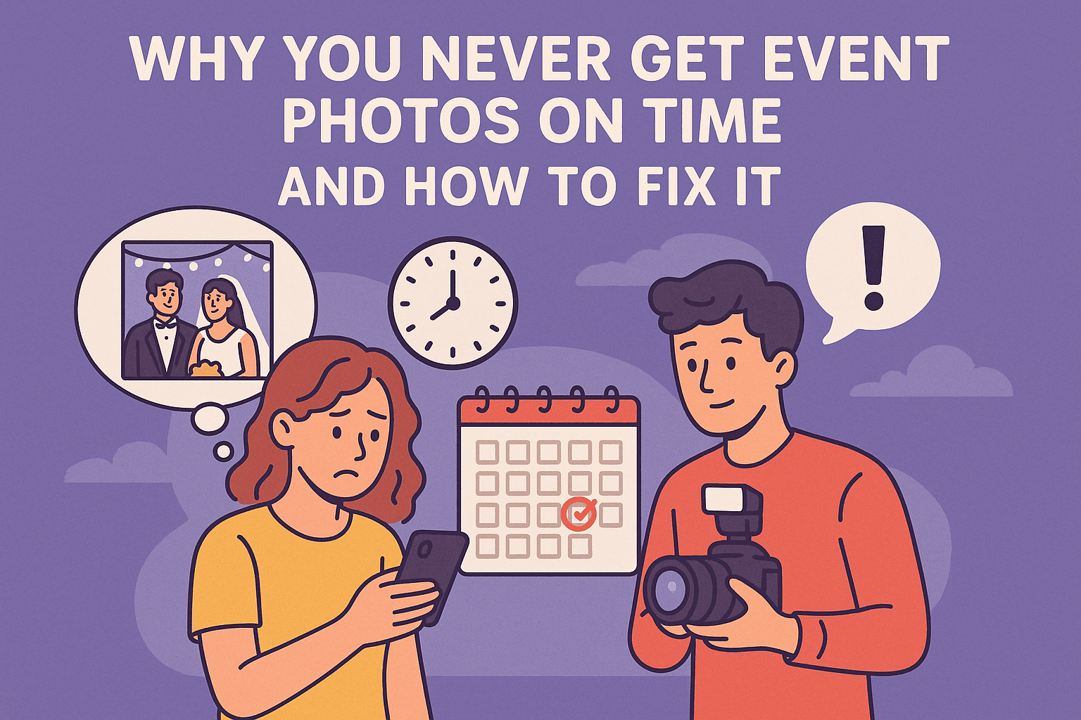 Why You Never Get Event Photos on Time And How to Fix It