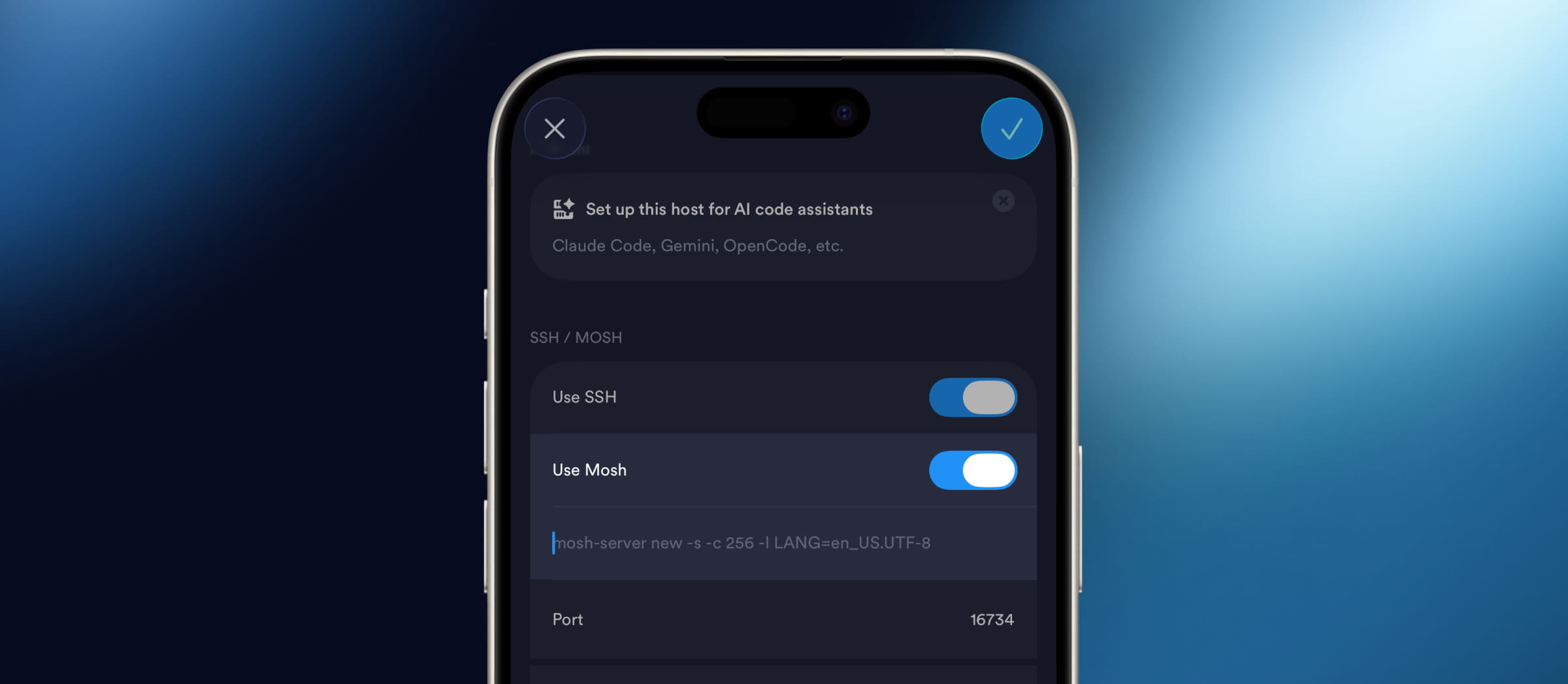 8 AI tweaks on mobile. Keep sessions alive across network drops