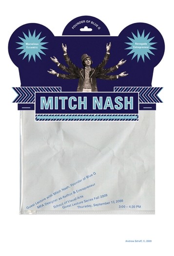 printed packaging design for Mitch Nash