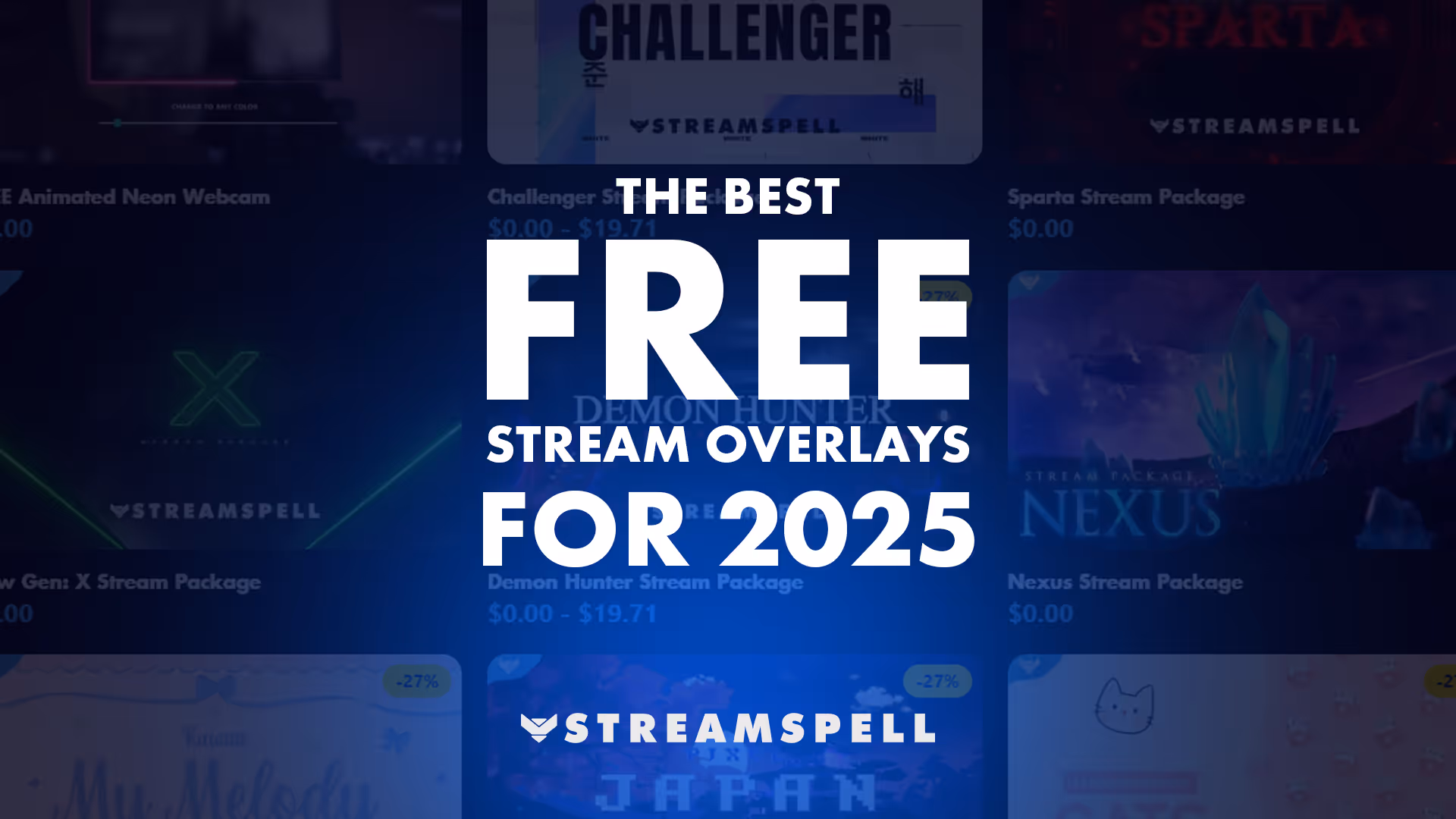 Free Animated Stream Overlays for 2026 | OBS & Streamlabs Compatible