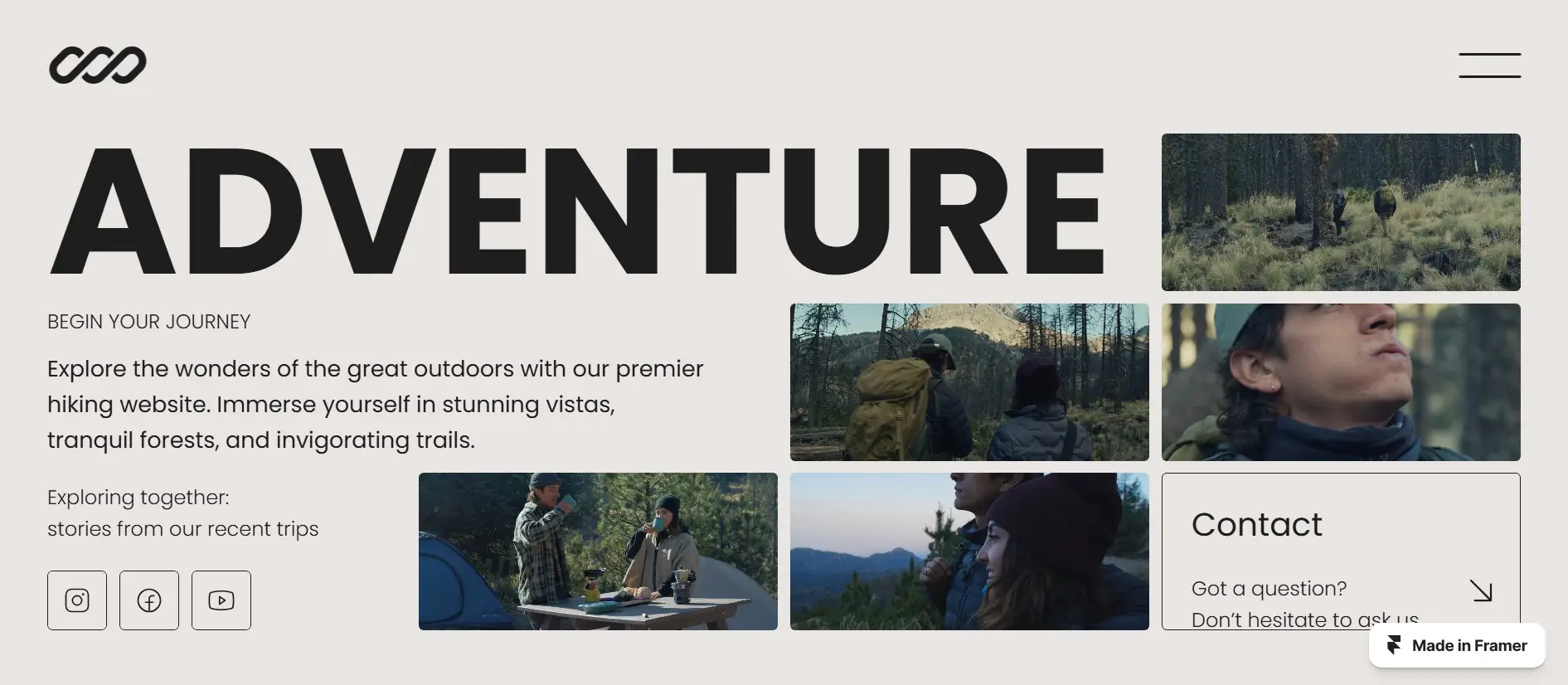 affogato travel blog template