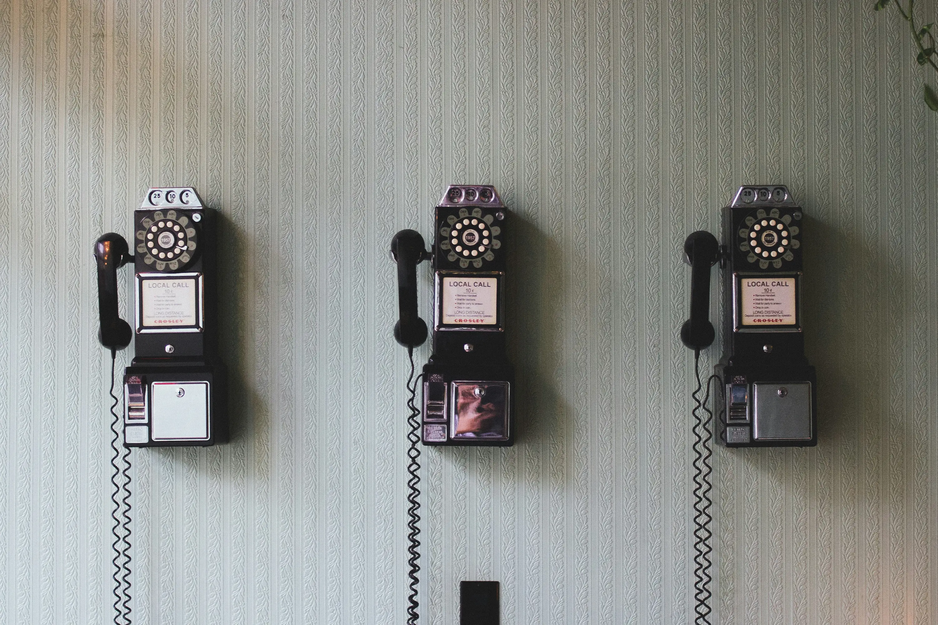 Vintage wall phones | HotSauce Design Works