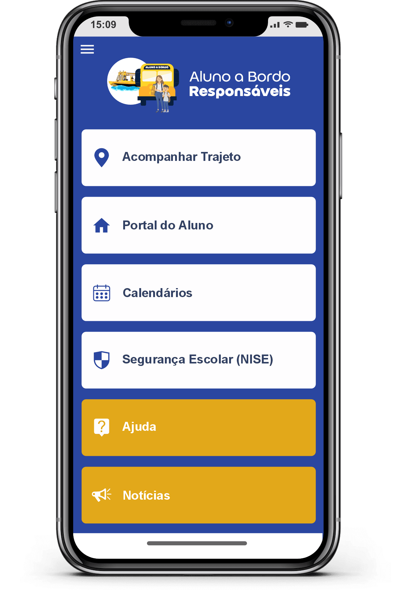 Aluno a Bordo Responsáveis