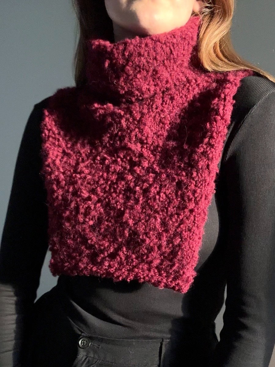 Teddy Neck knitting pattern, photo 4