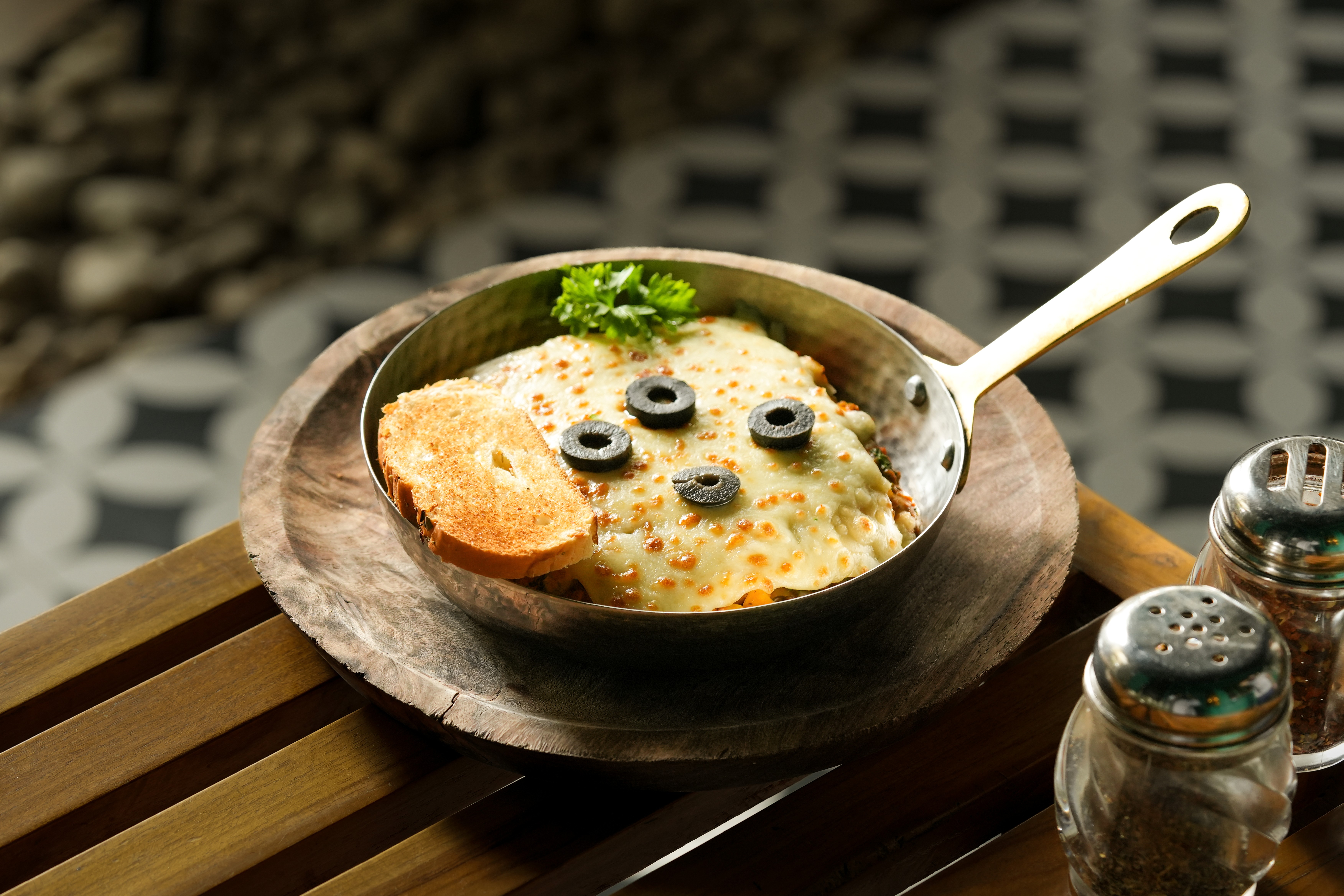 a woman with flowers