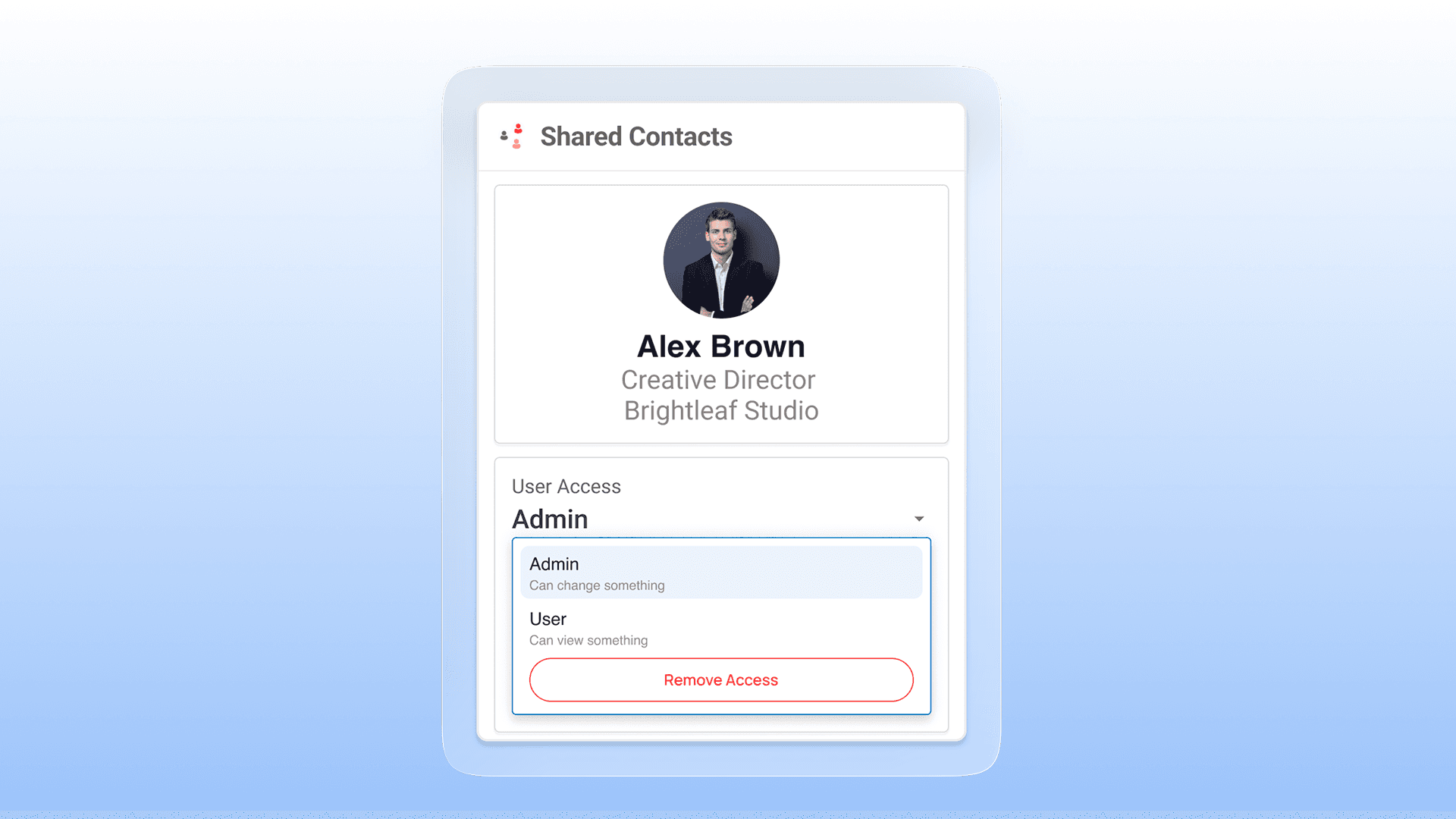 Revoke access in one click