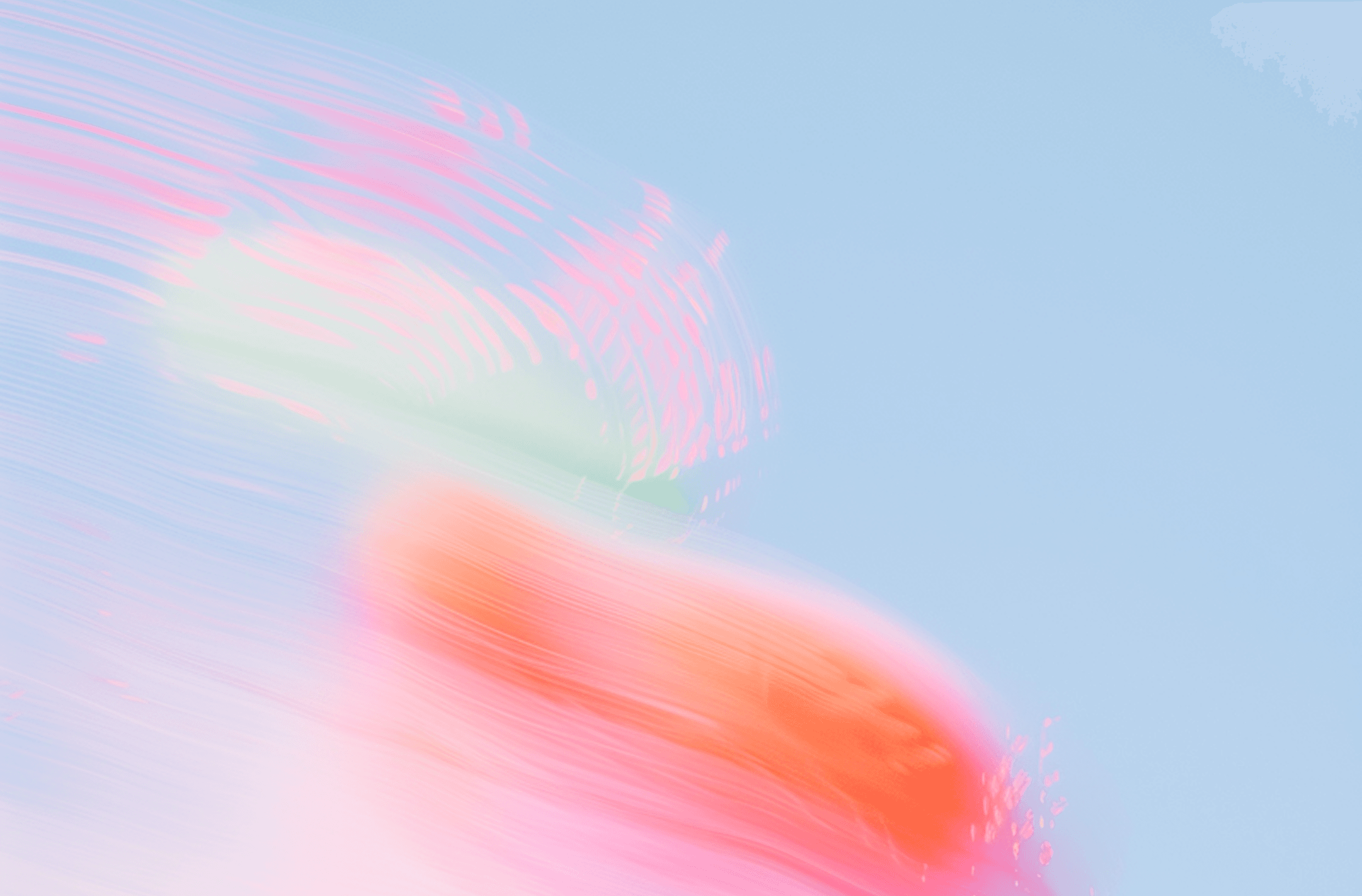 Colorful abstract light streak