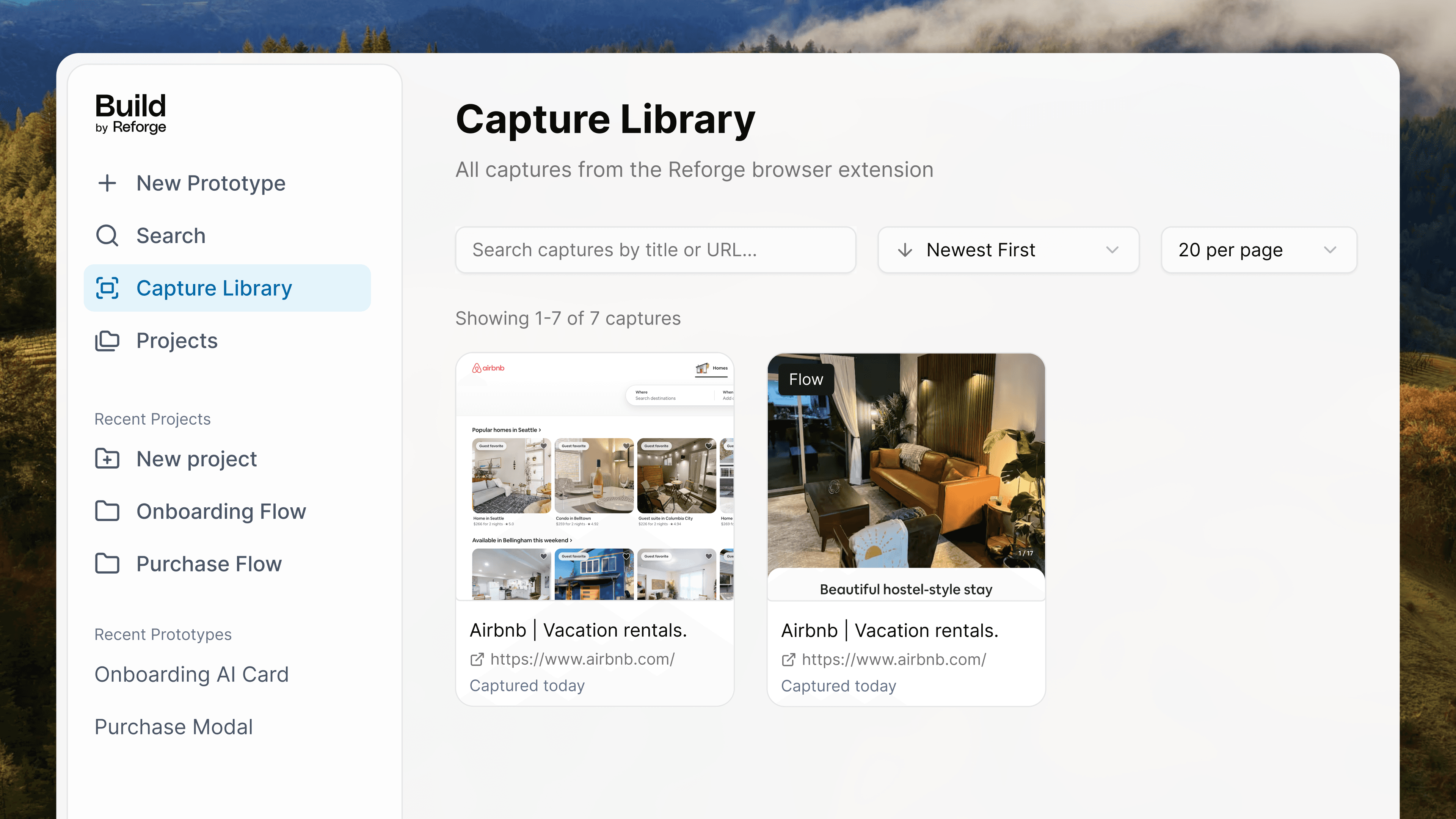 Reforge Build Capture Library