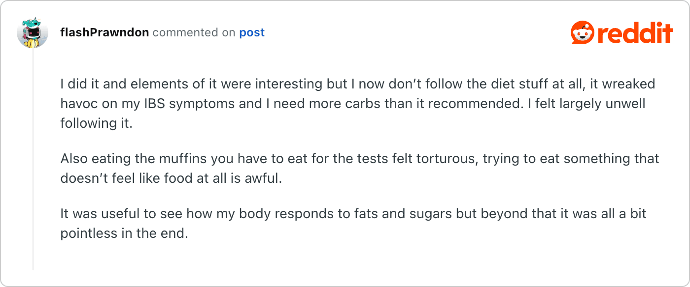Post on Reddit