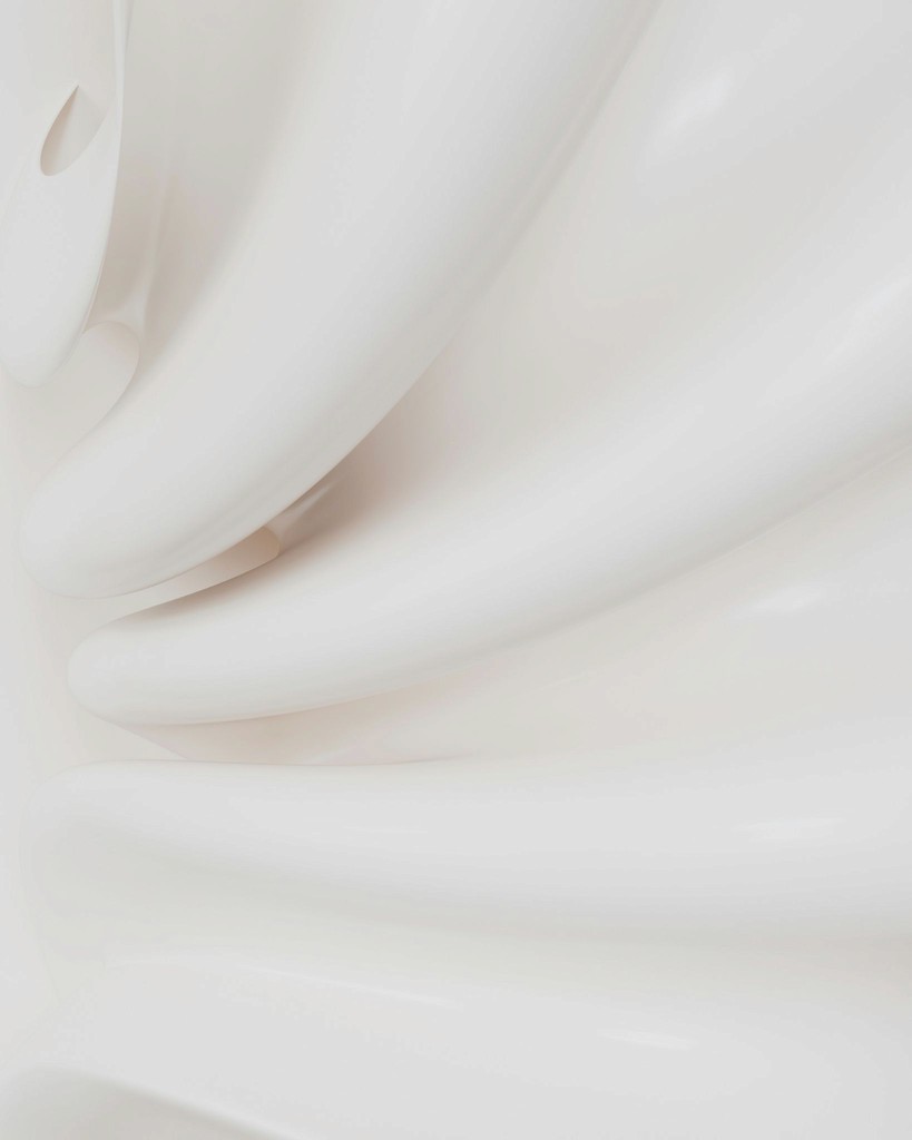 BĒBOHĀ -  Wall white a close up view of a white fabric