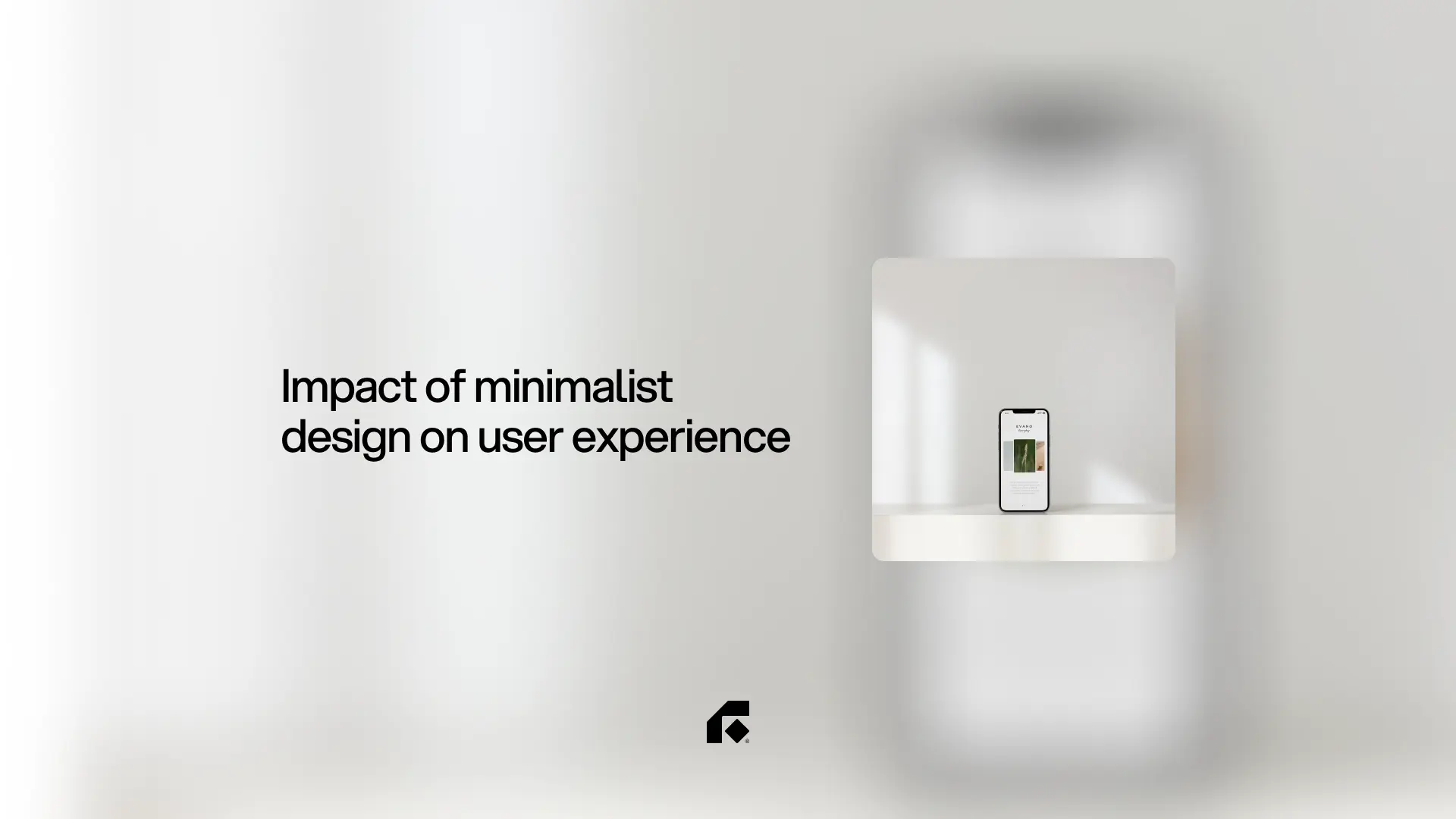 Impact of minimalist design on user experience