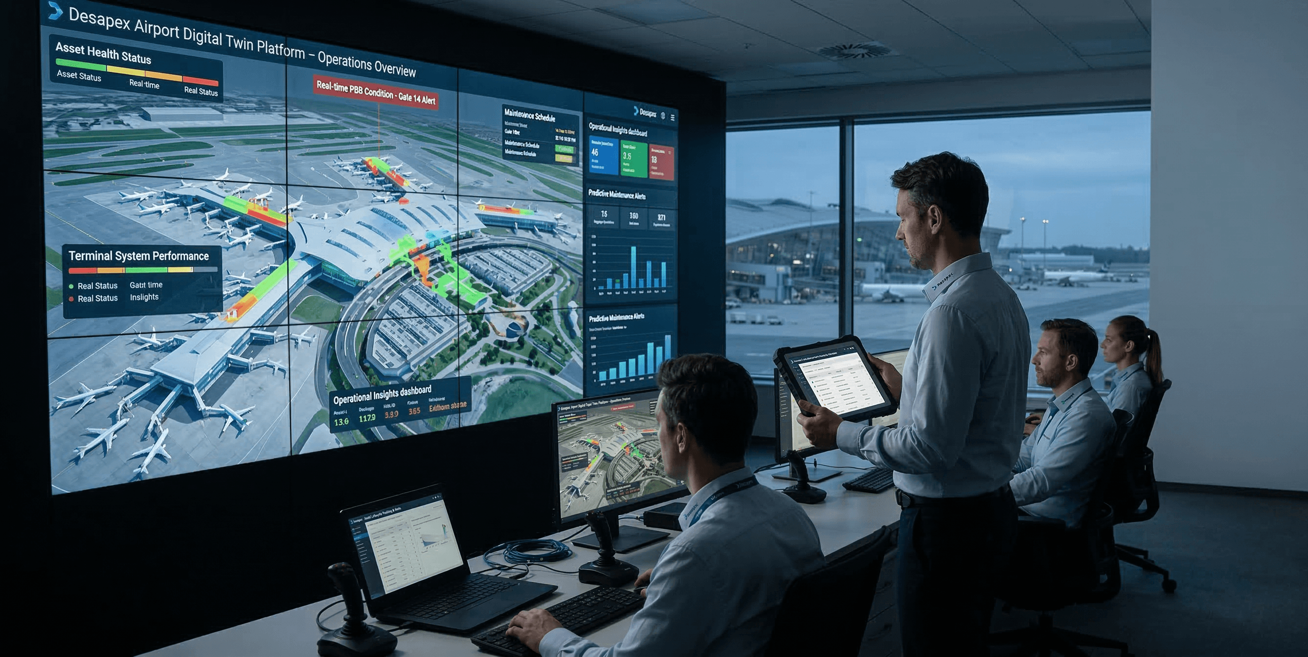Airport Operations Digital Twin & Asset Lifecycle Platform