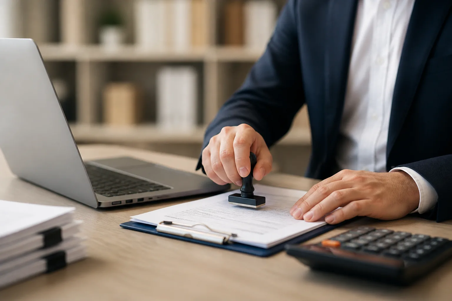 Registering for Corporate Tax After Company Formation beside a tax filing dashboard and a document