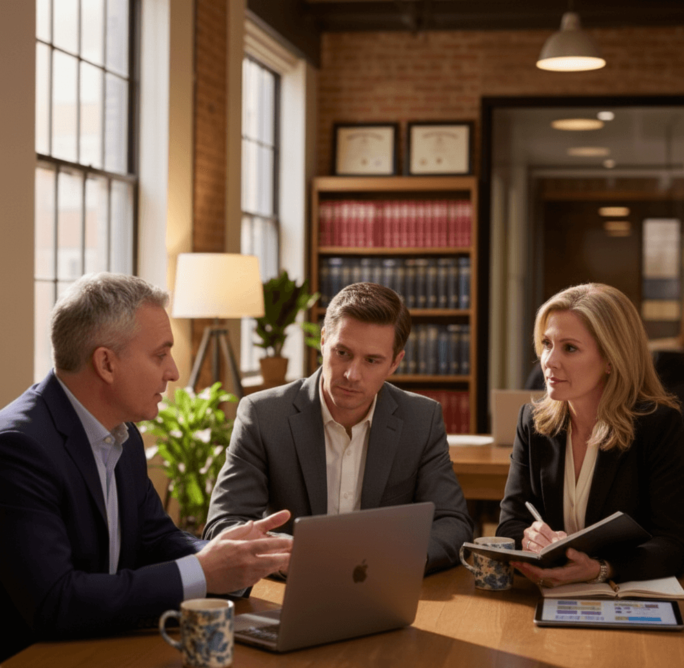Woman Focused on Working Laptop