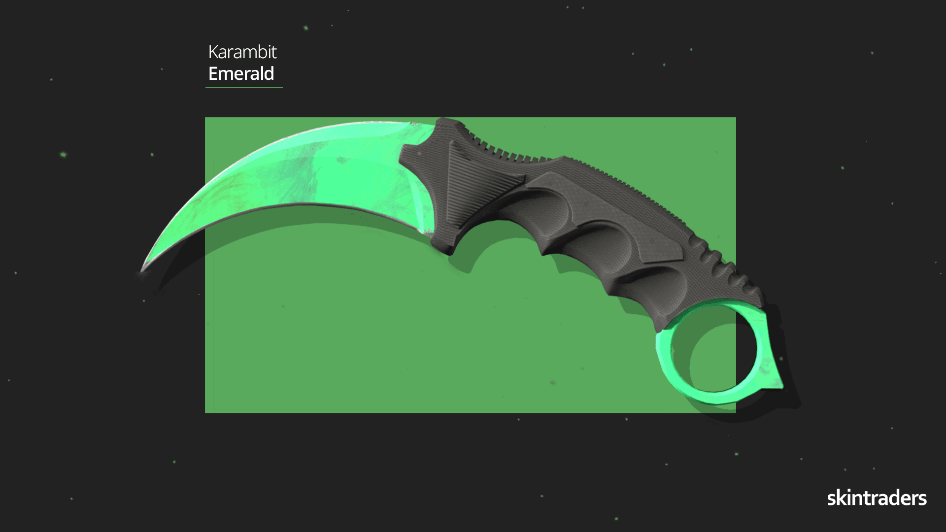 Karambit Gamma Doppler Emerald Skin Showcase