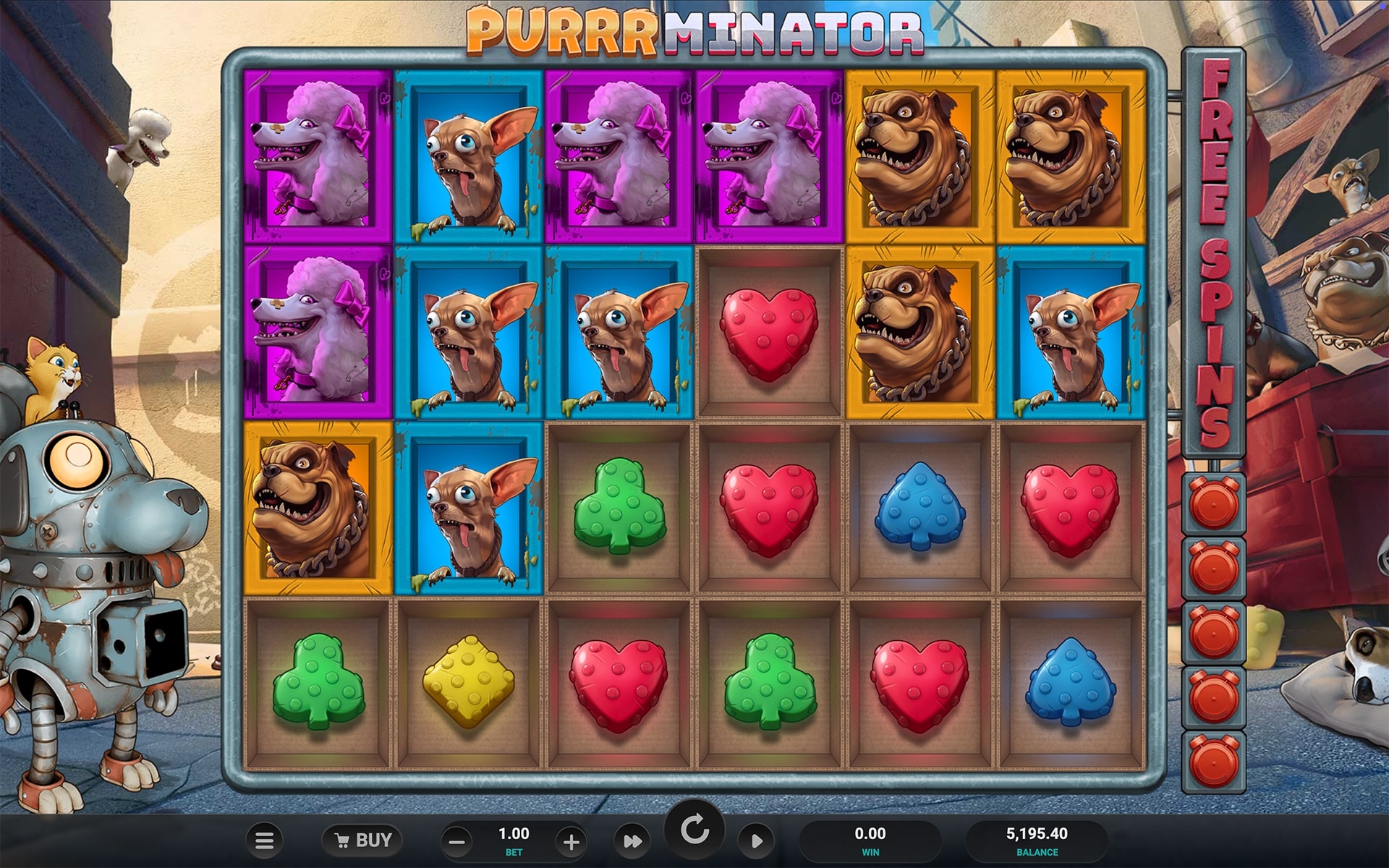 Purrrminator - capture officielle Relax Gaming