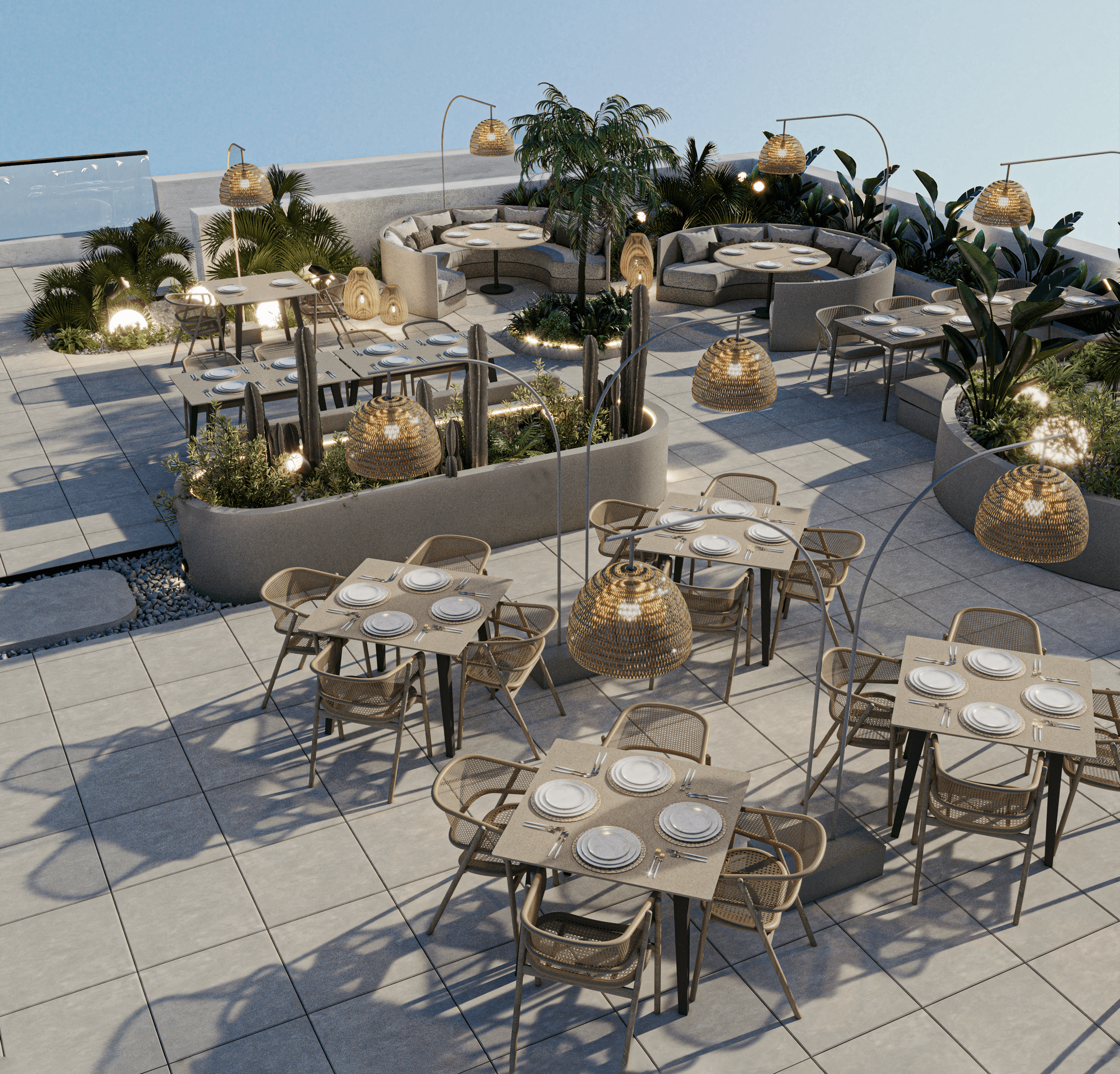 Project showcase image featuring a modern, refined interior.