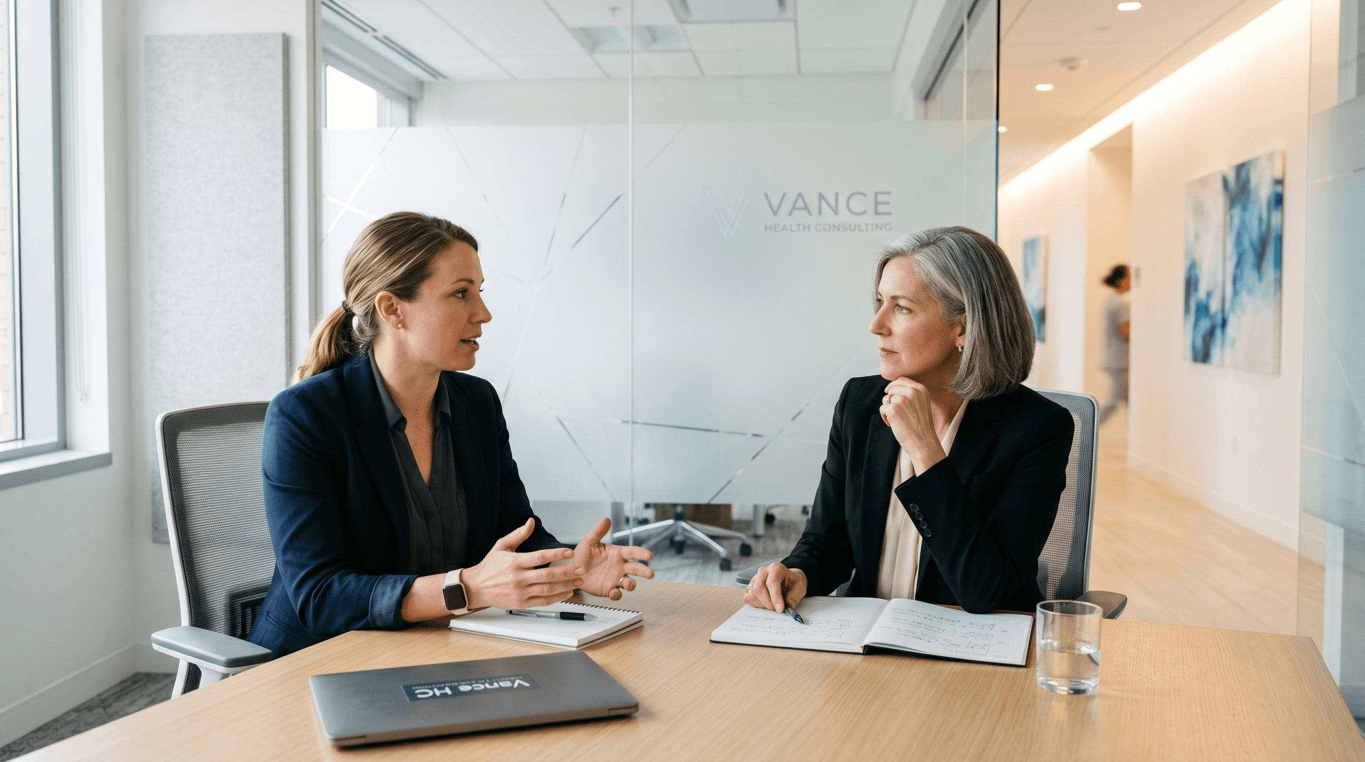 business meeting or consultation setting