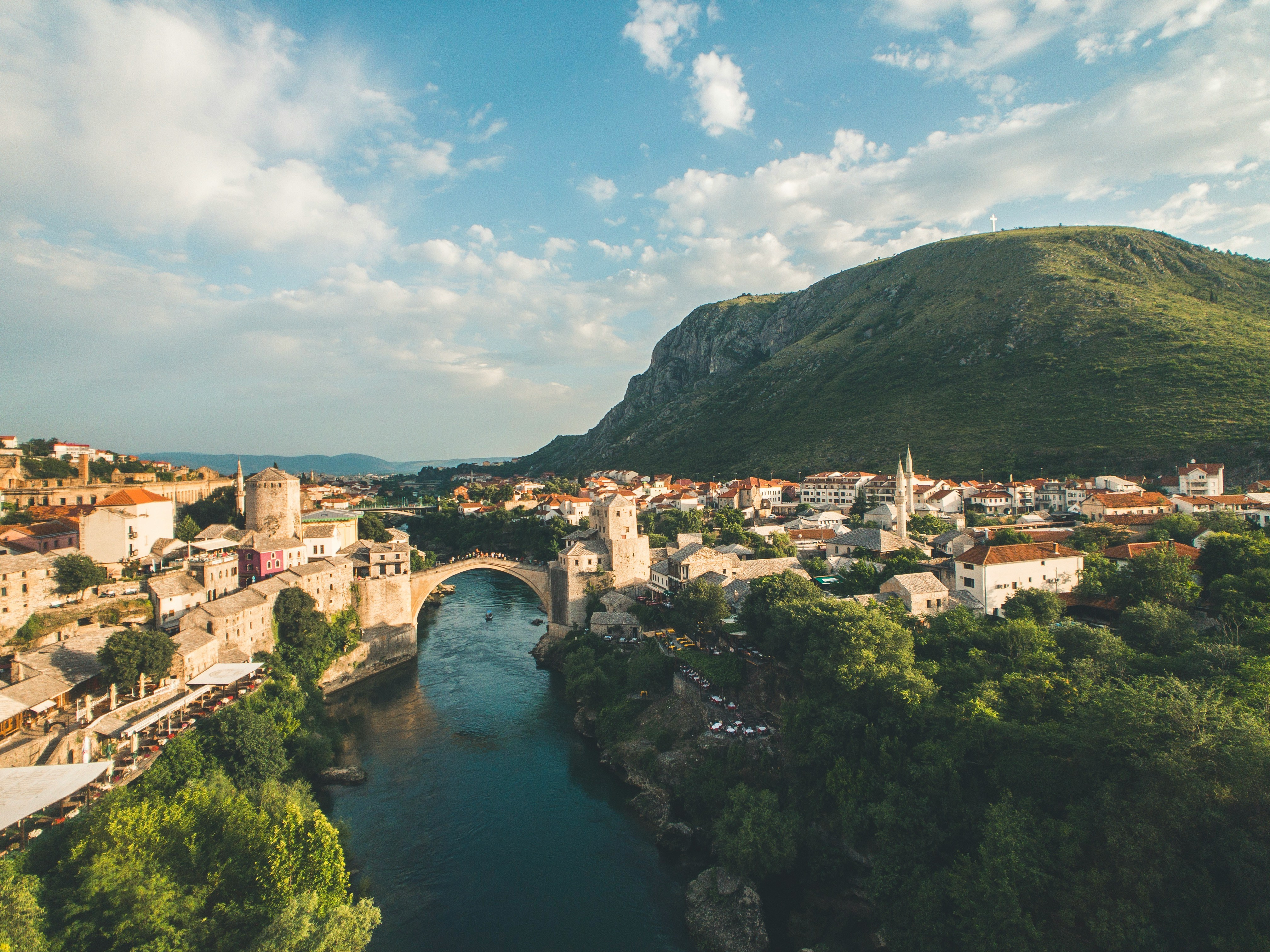 Mostar, eine Stadt in Bosnien und Herzegowina