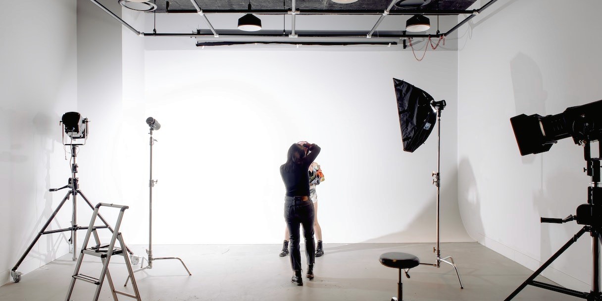 photoshoot in progress