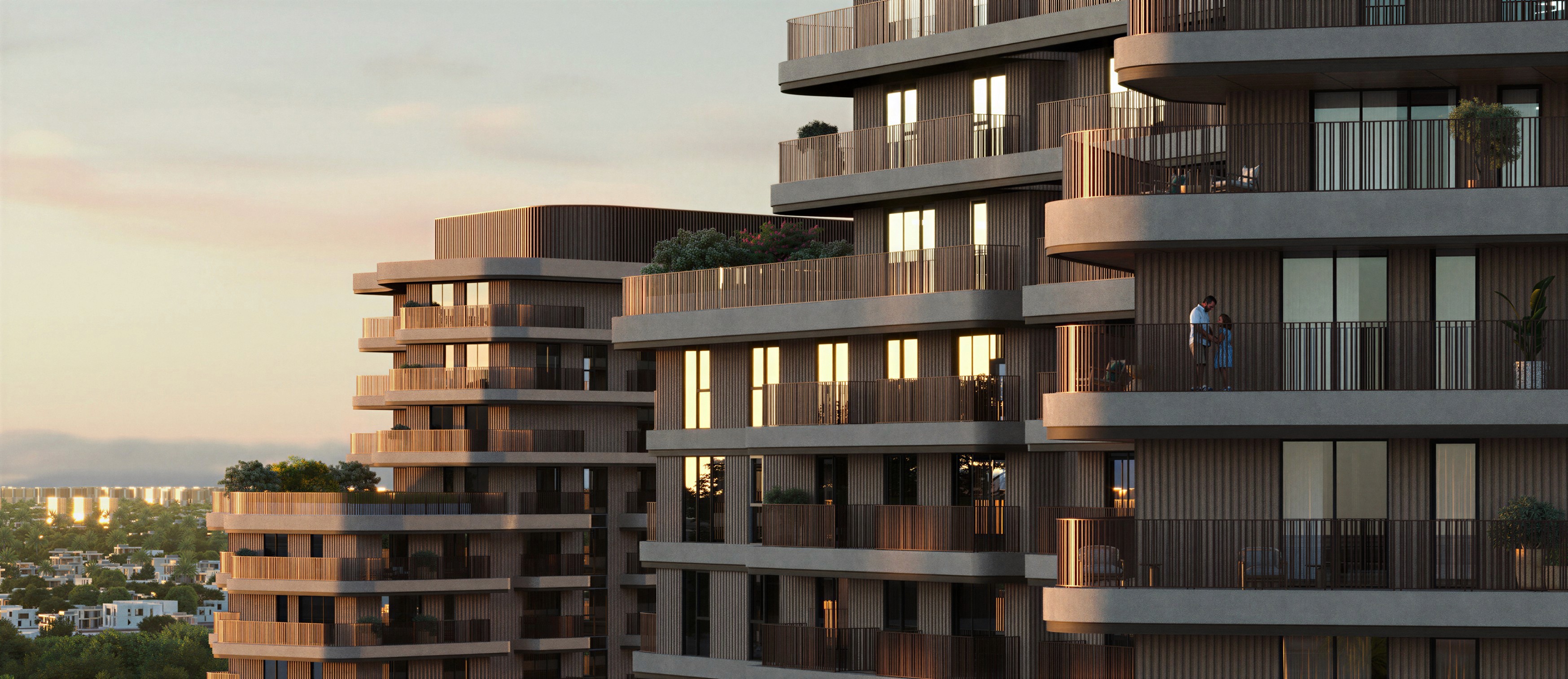 The wilds residences building view