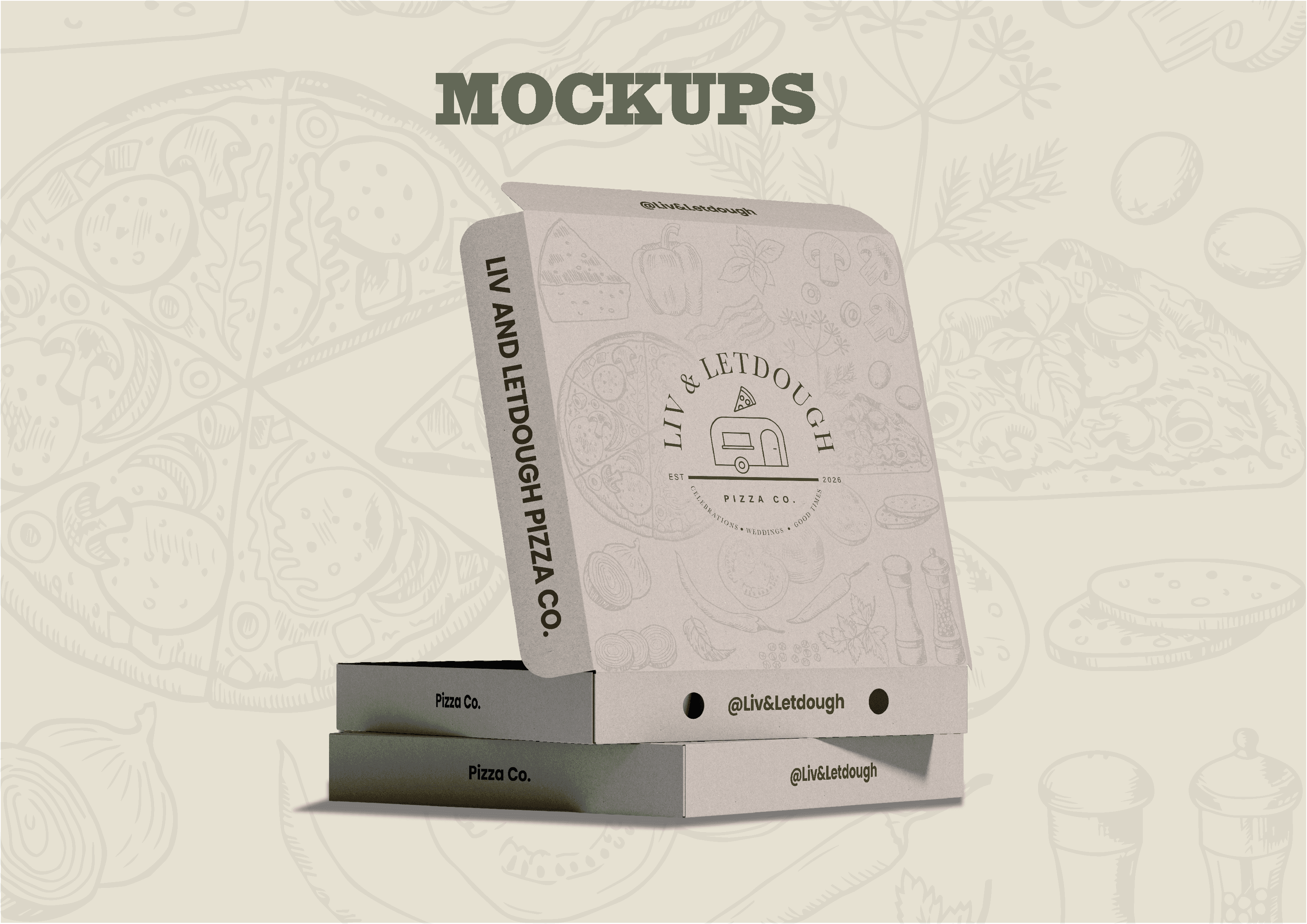 Liv & Letdough Pizza Co Case Study - Ddraig Studio