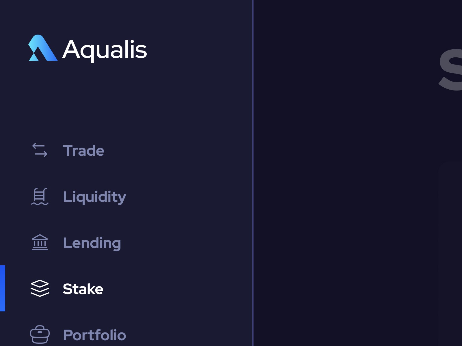 Aqualis Decentralized Finance UX Design DeFi web3 crypto