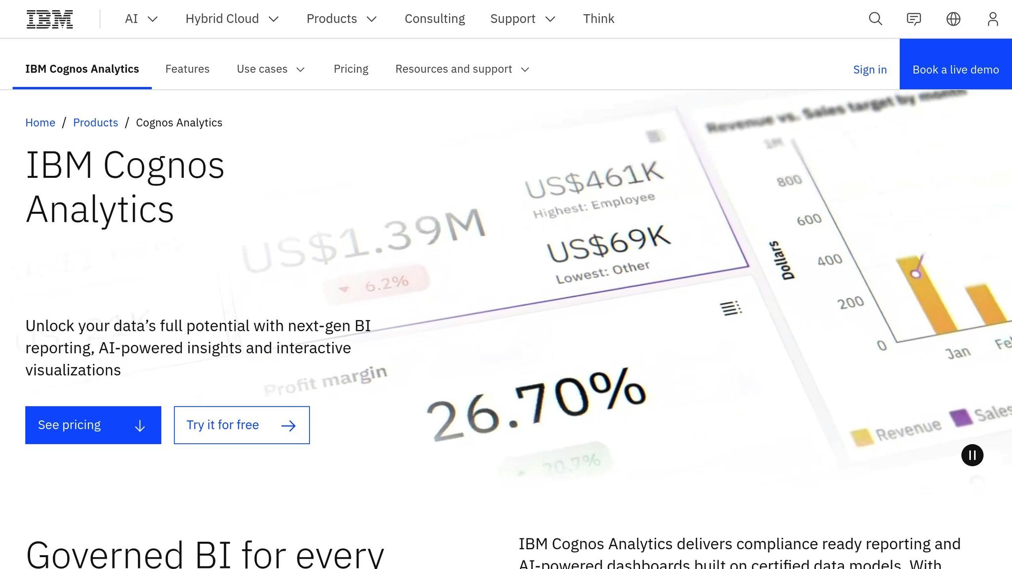 IBM Cognos Analytics